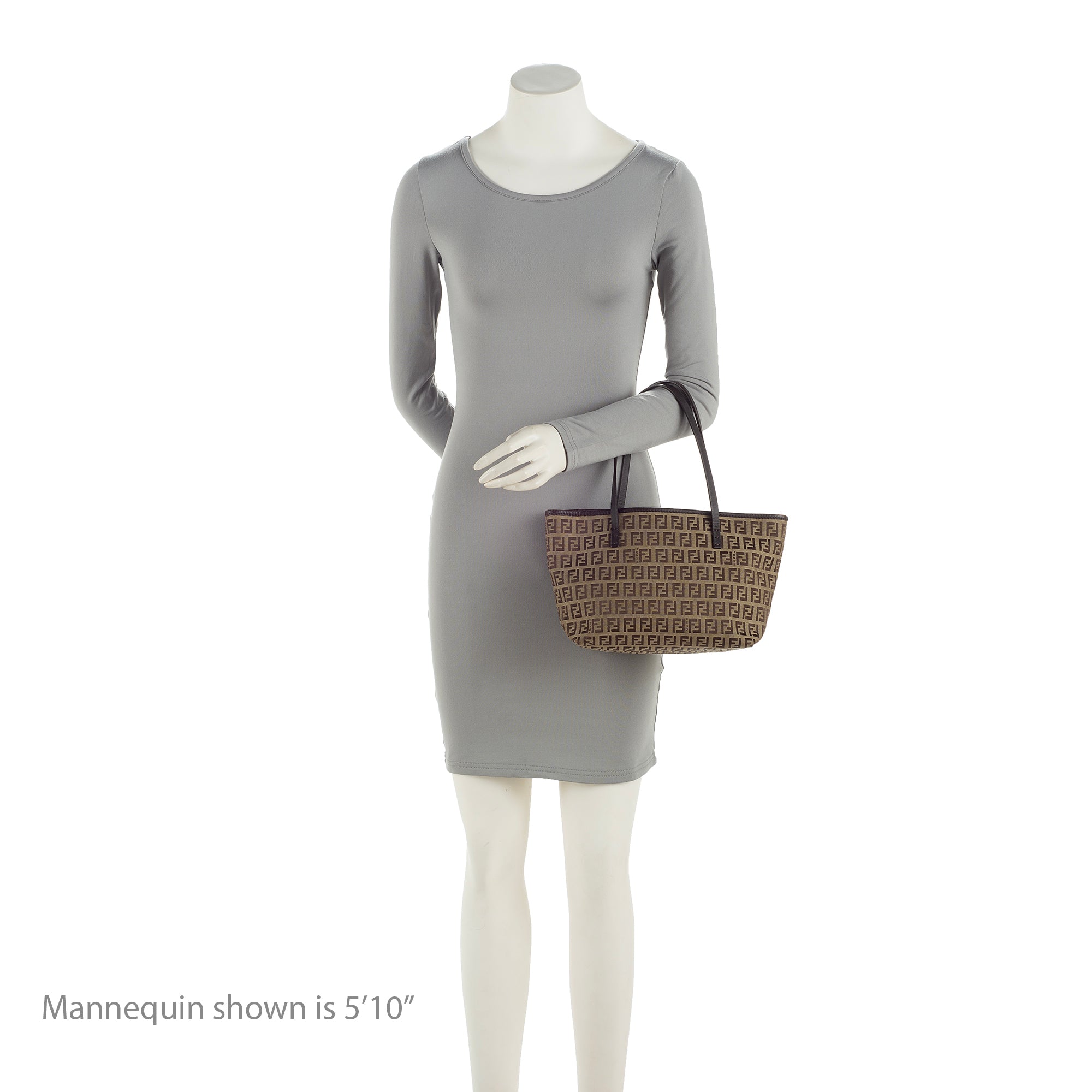 Fendi Zucchino Mini Roll Tote (SHF-23562)