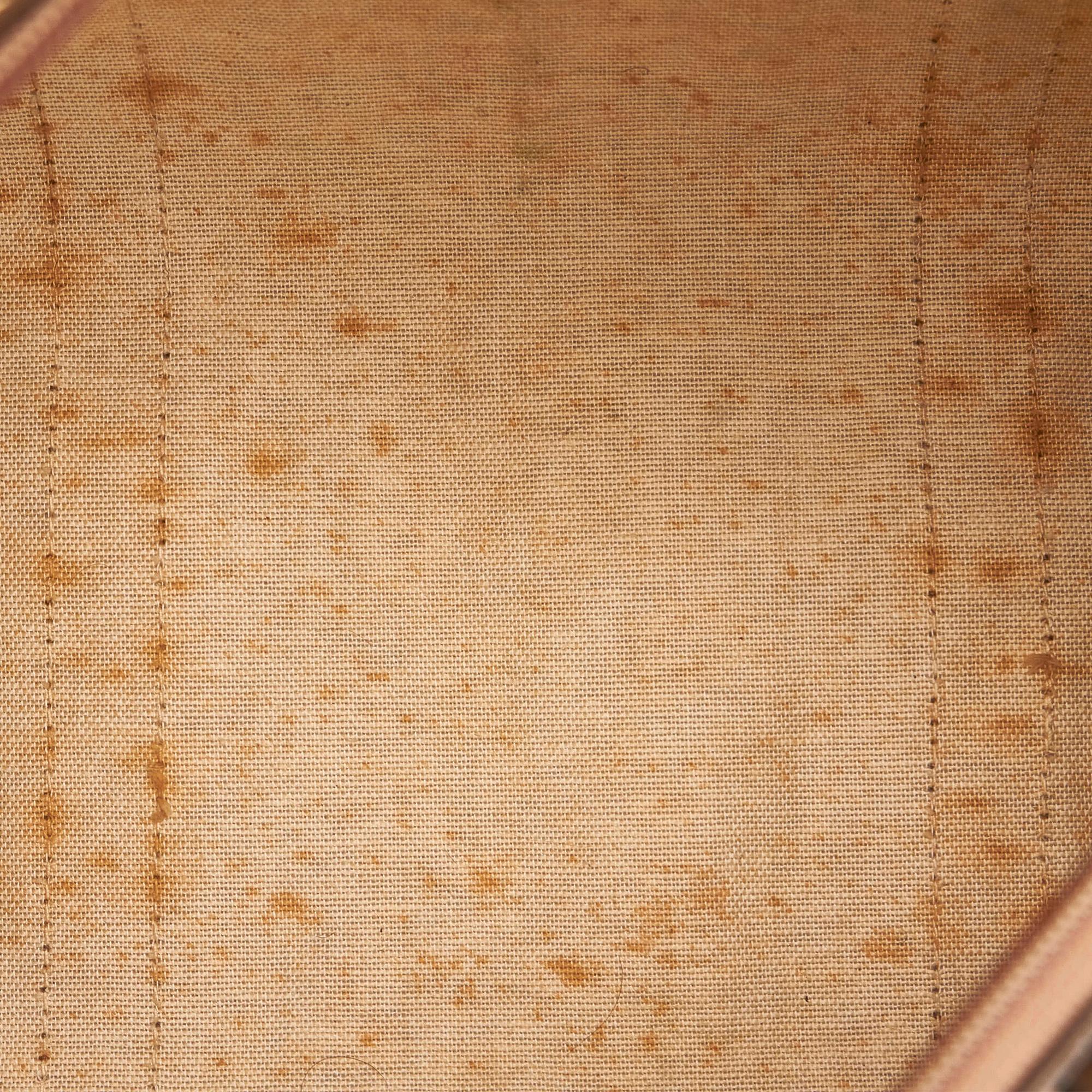 Fendi Zucchino Patent Leather Boston Bag (SHG-28254)