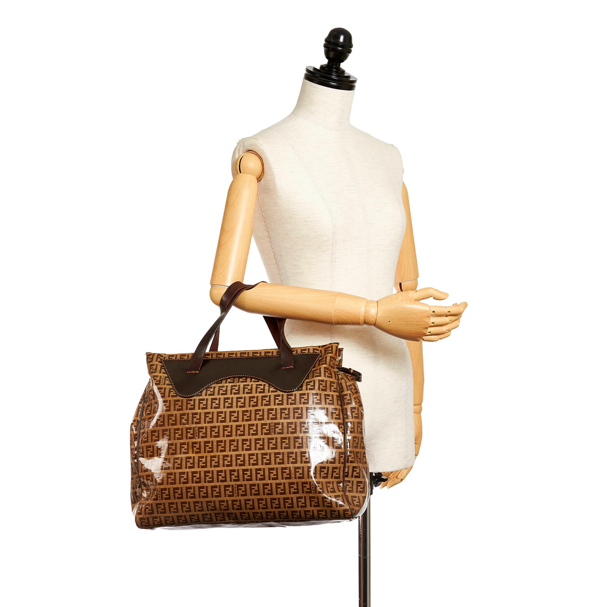 Fendi Zucchino Vinyl Tote Bag (SHG-27893)