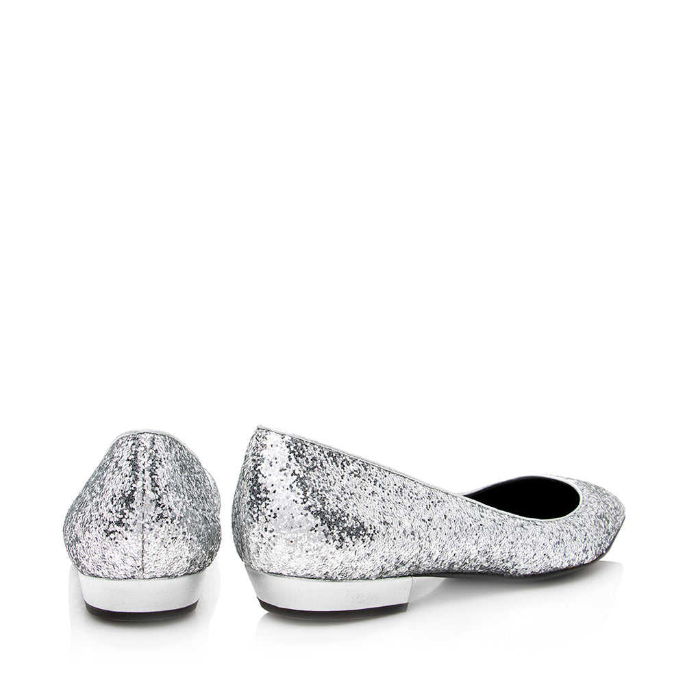 Giuseppe Zanotti Glitter Flats - Size 10 / 40 (SHF-19559)
