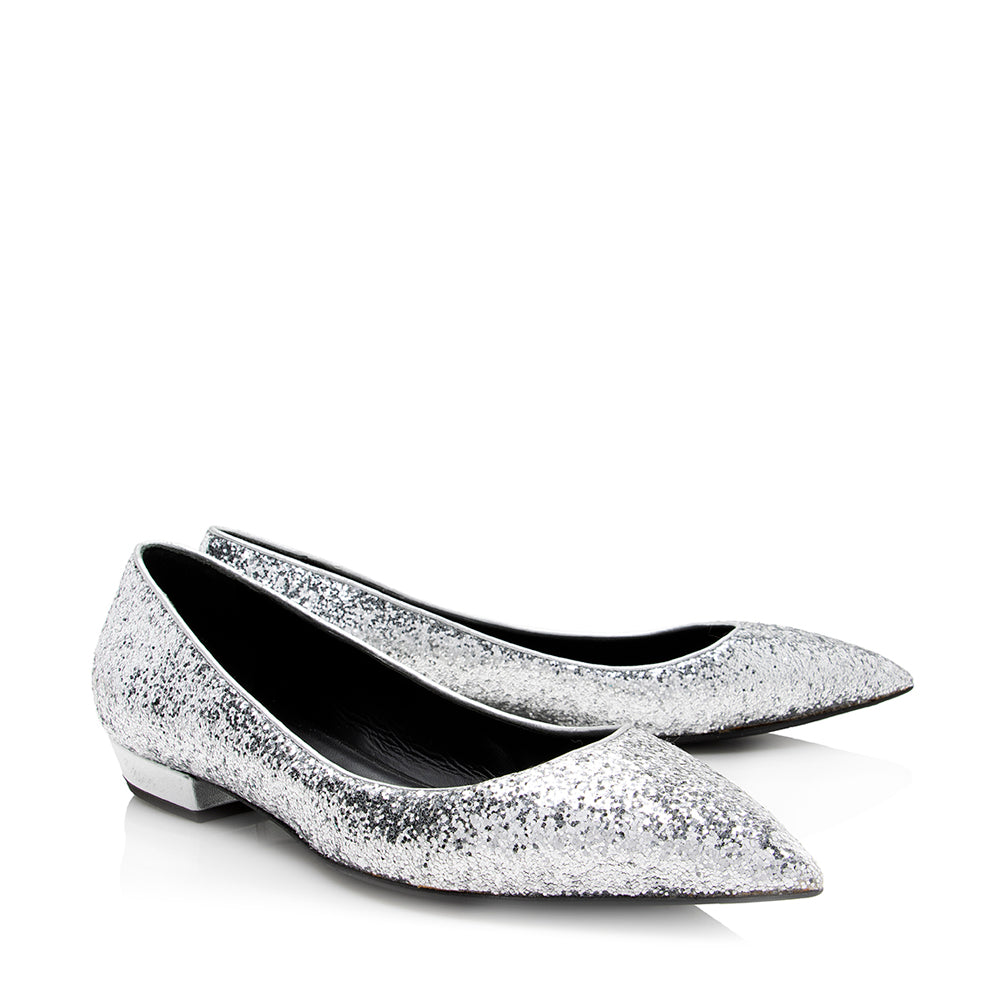 Giuseppe Zanotti Glitter Flats - Size 10 / 40 (SHF-19559)