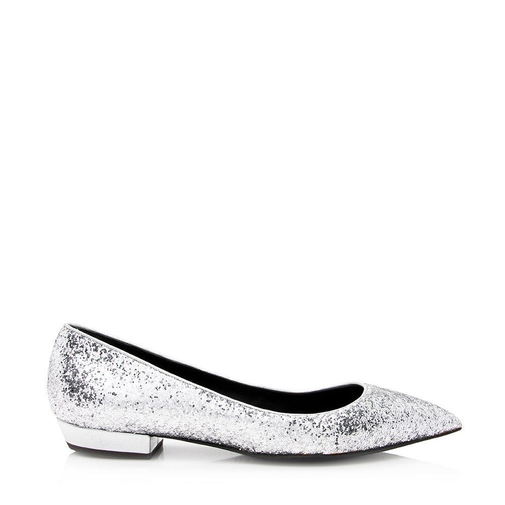Giuseppe Zanotti Glitter Flats - Size 10 / 40 (SHF-19559)