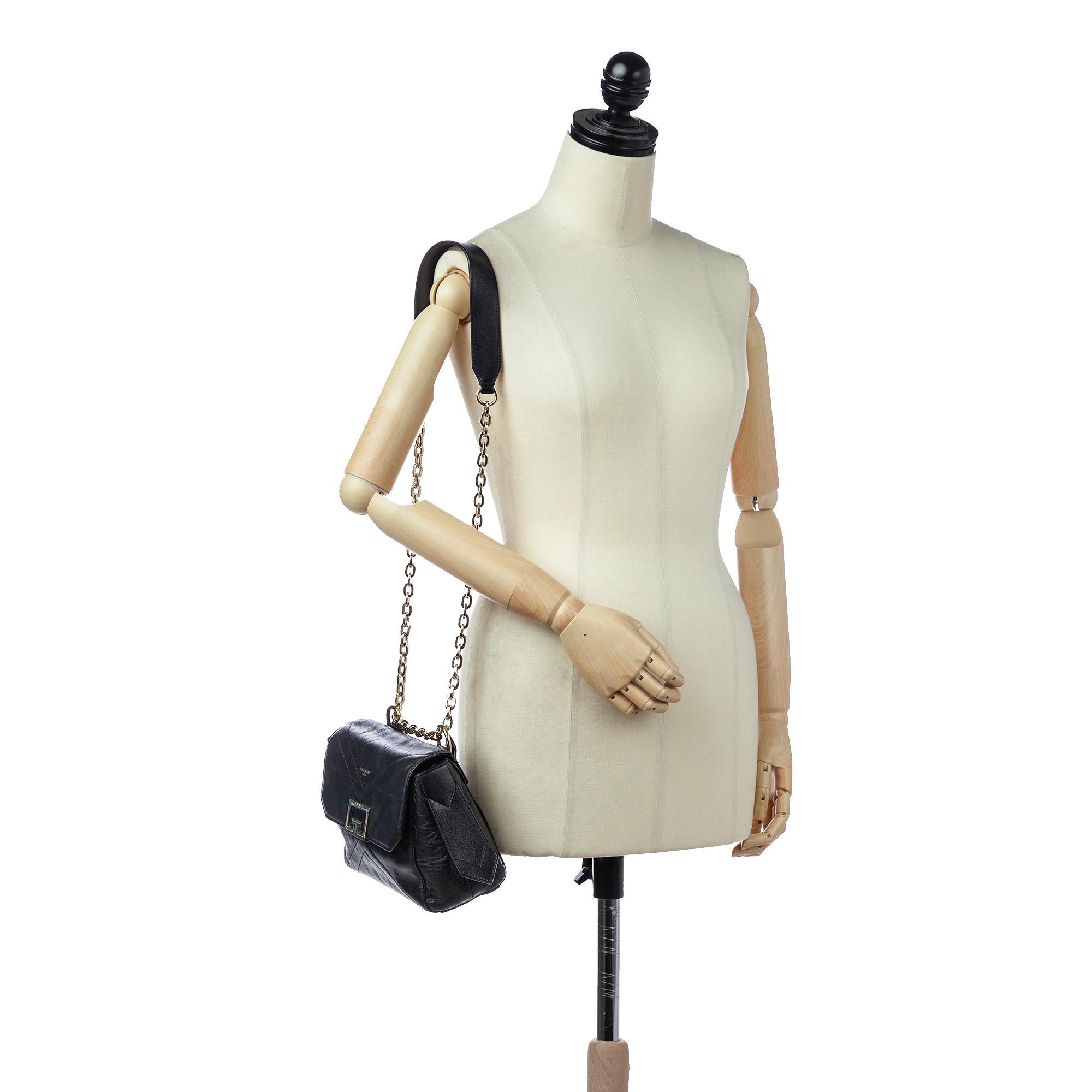 Givenchy ID Leather Crossbody Bag (SHG-30055)