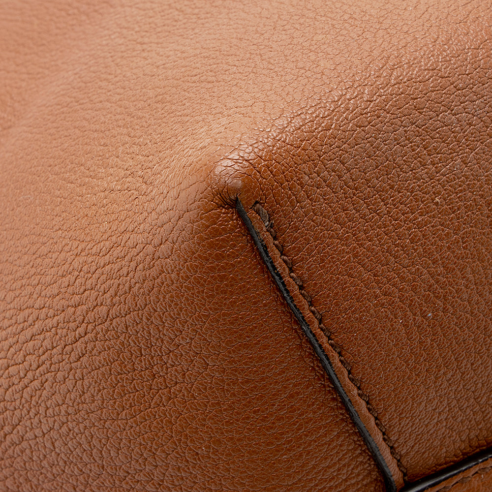 Givenchy Leather GV Bucket Bag (SHF-22089)