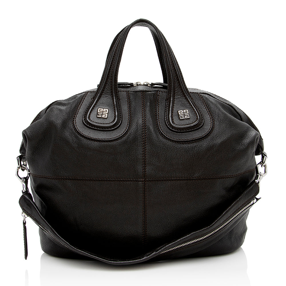 Givenchy Leather Nightingale Medium Satchel (SHF-16365)