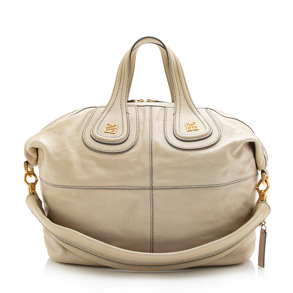Givenchy Leather Nightingale Medium Satchel (SHF-17711)