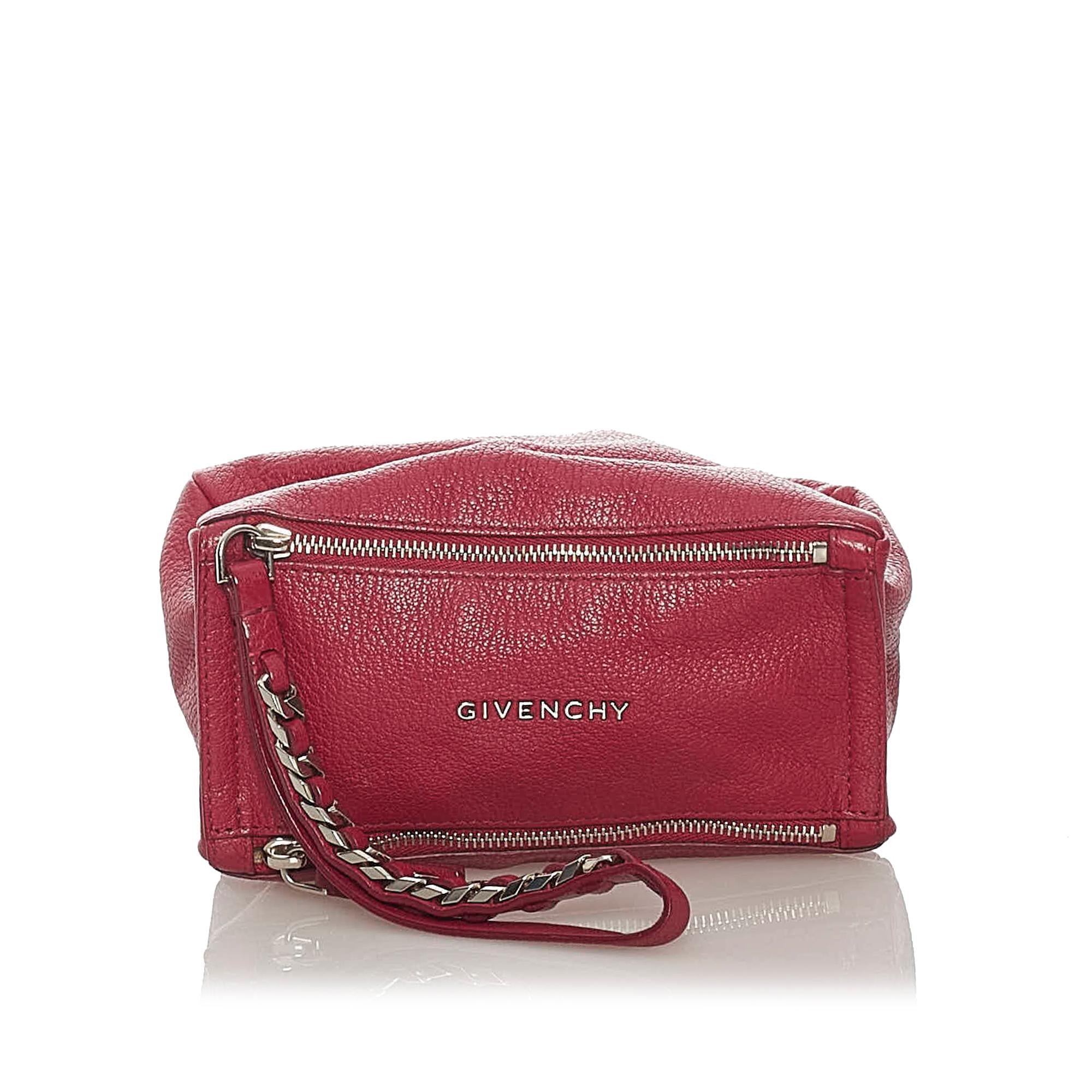 Givenchy Mini Pandora Leather Clutch Bag (SHG-27922)