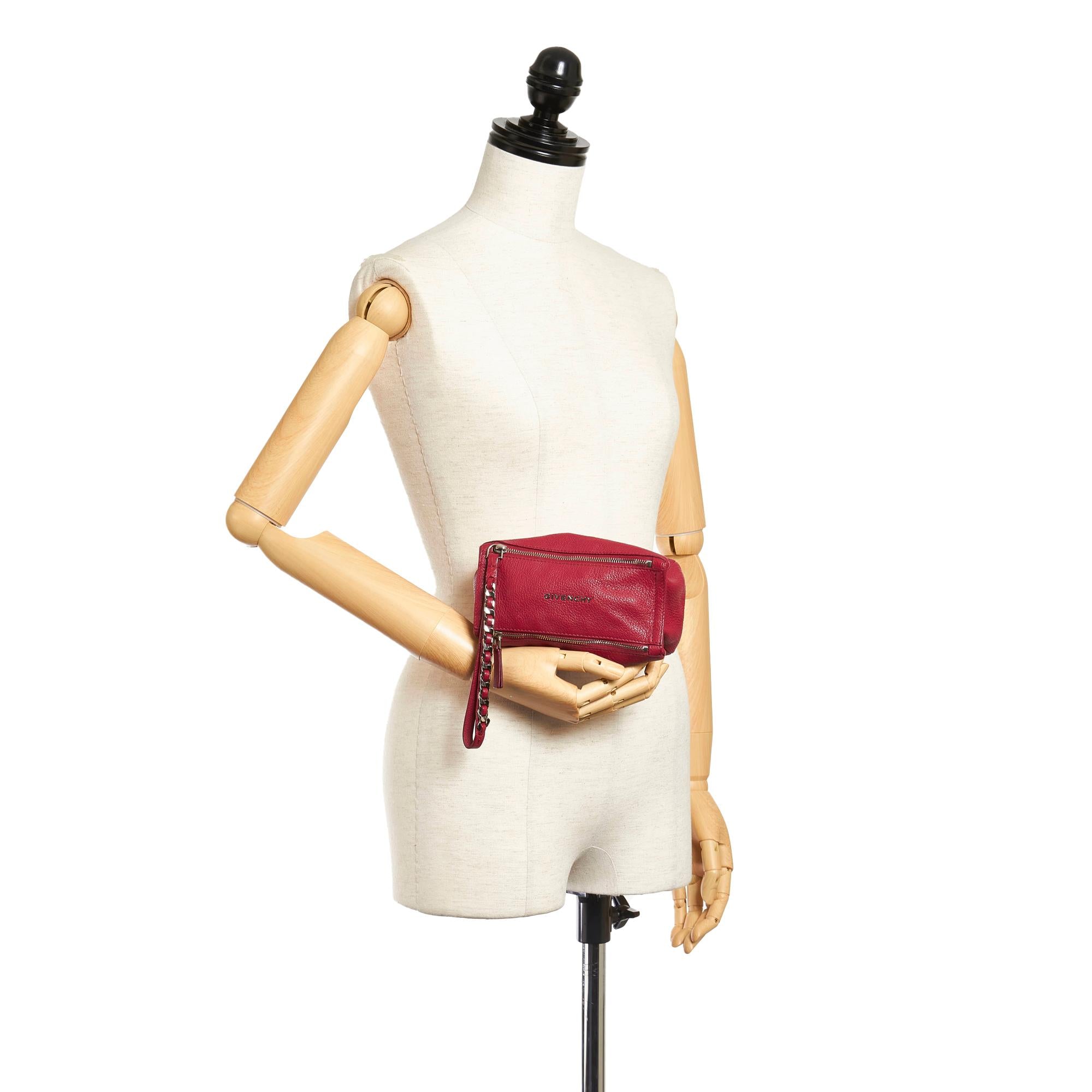 Givenchy Mini Pandora Leather Clutch Bag (SHG-27922)