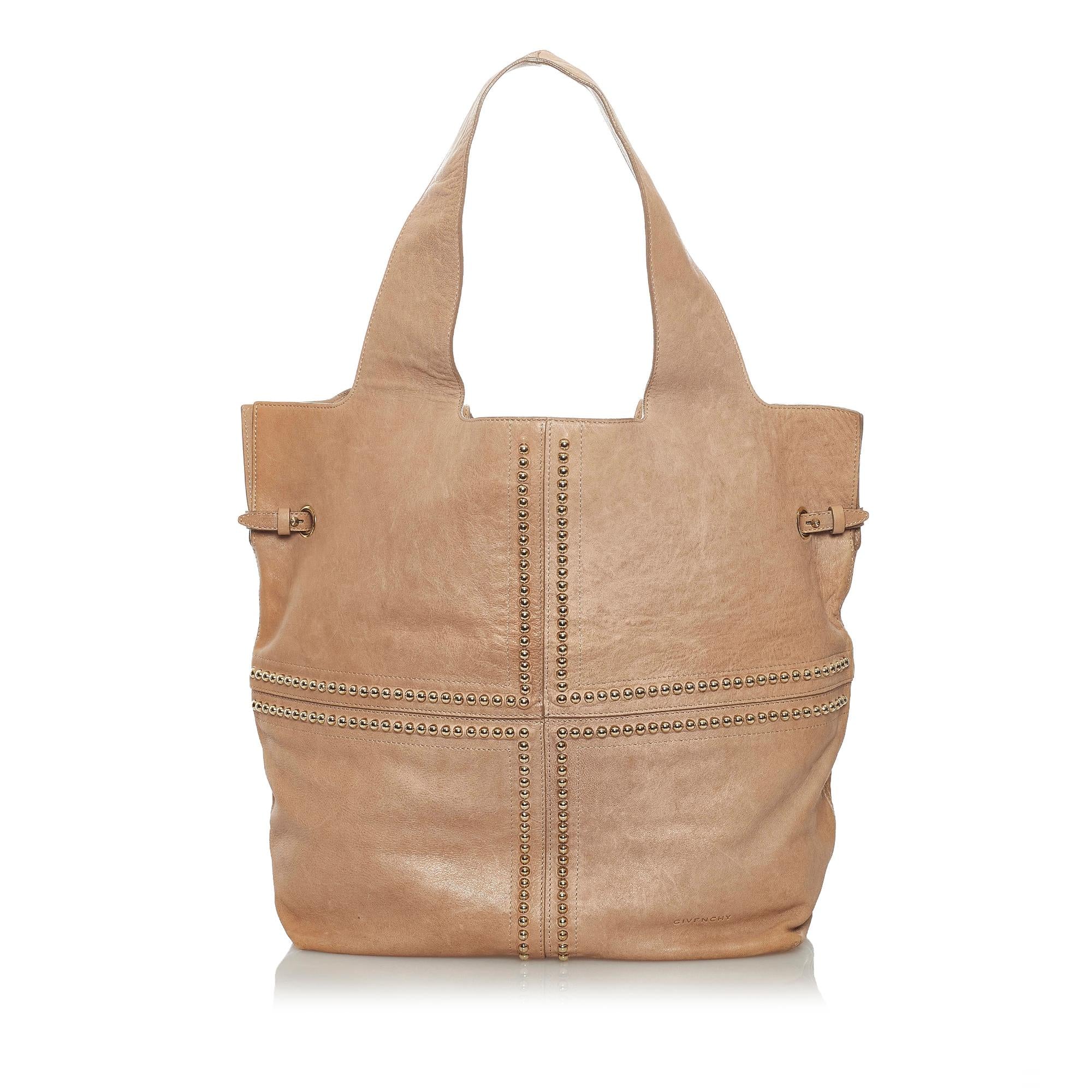 Givenchy Nightingale Leather Tote Bag (SHG-28650)