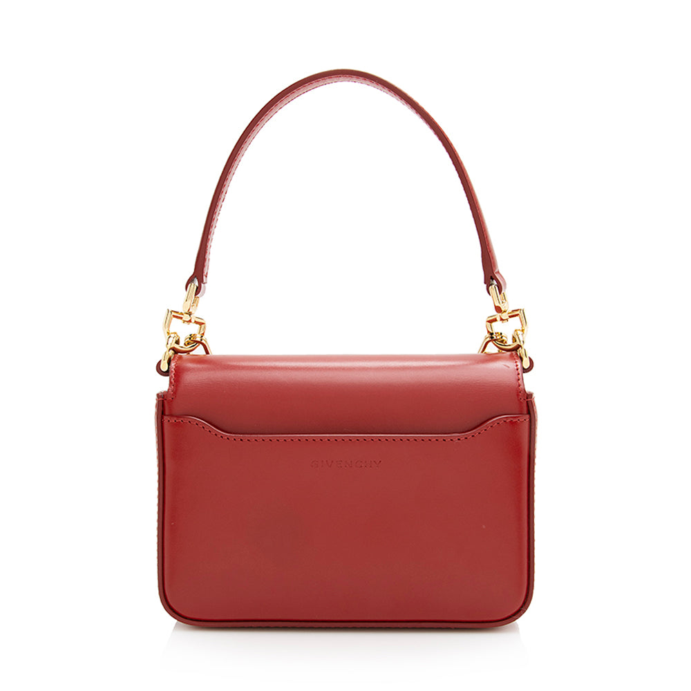 Givenchy Smooth Calfskin 4G Box Small Crossbody Bag (SHF-22445)