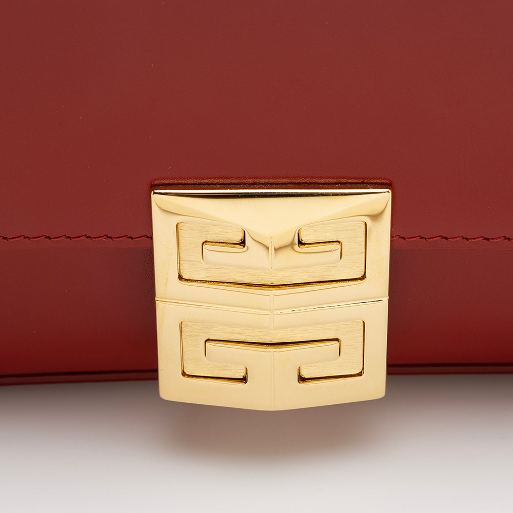 Givenchy Smooth Calfskin 4G Box Small Crossbody Bag (SHF-22445)