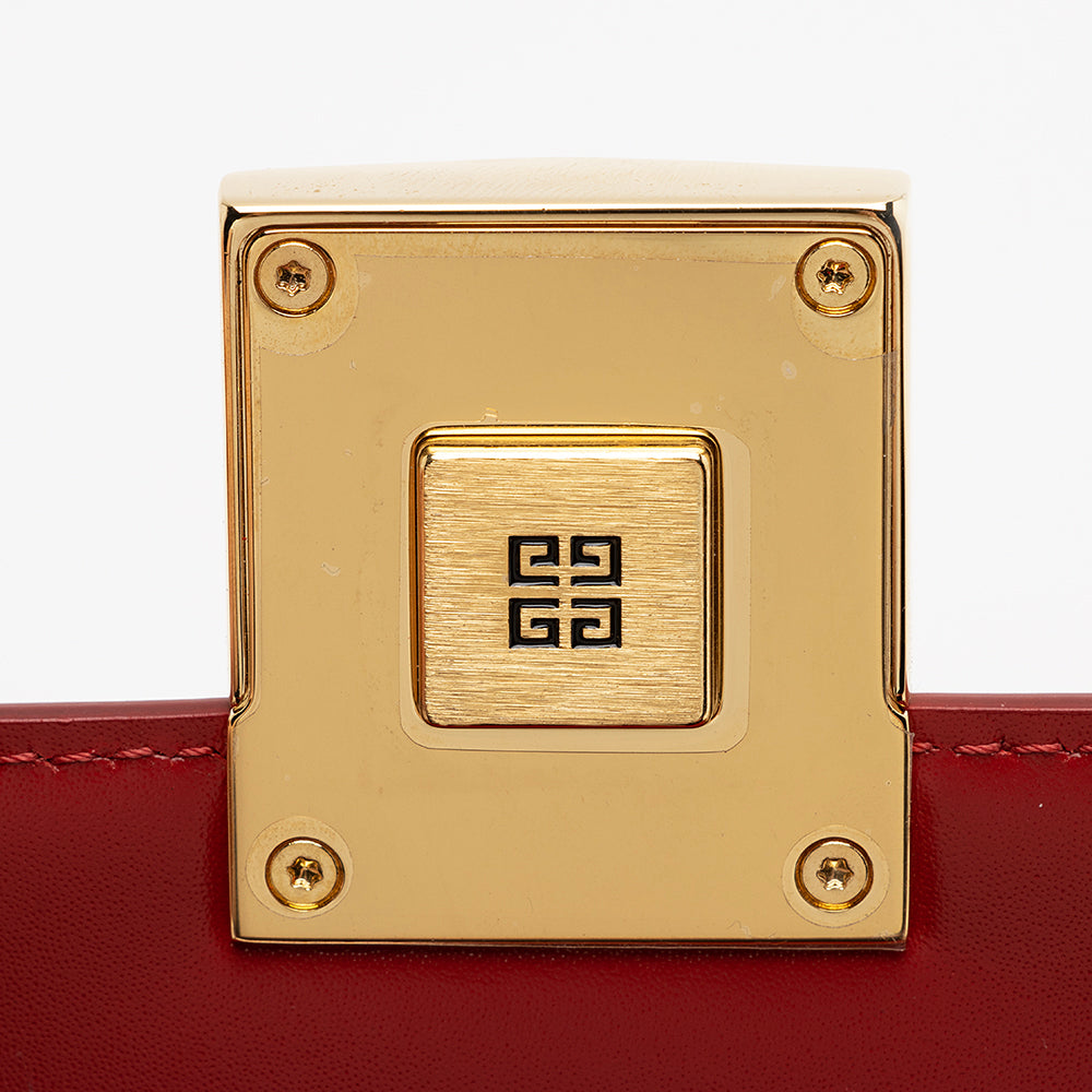 Givenchy Smooth Calfskin 4G Box Small Crossbody Bag (SHF-22445)