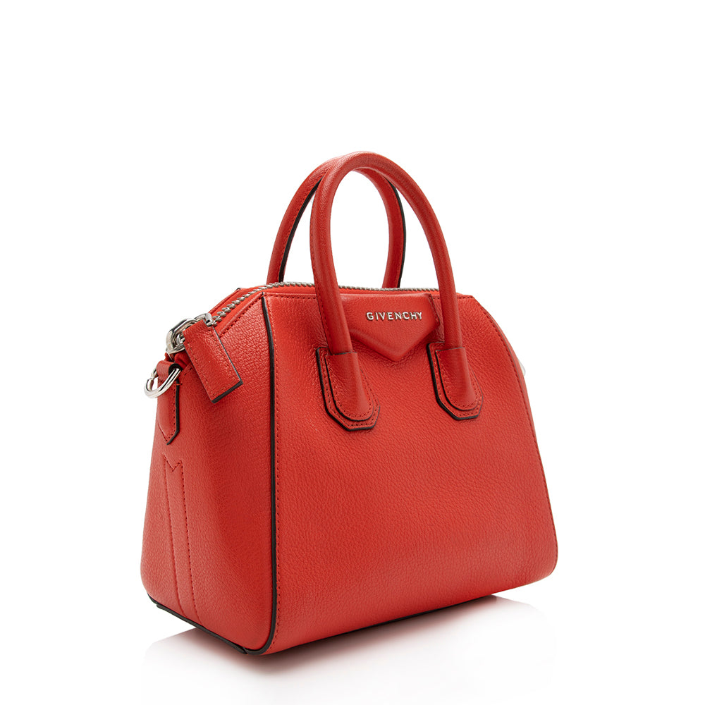 Givenchy Smooth Calfskin Antigona Mini Satchel (SHF-16557)