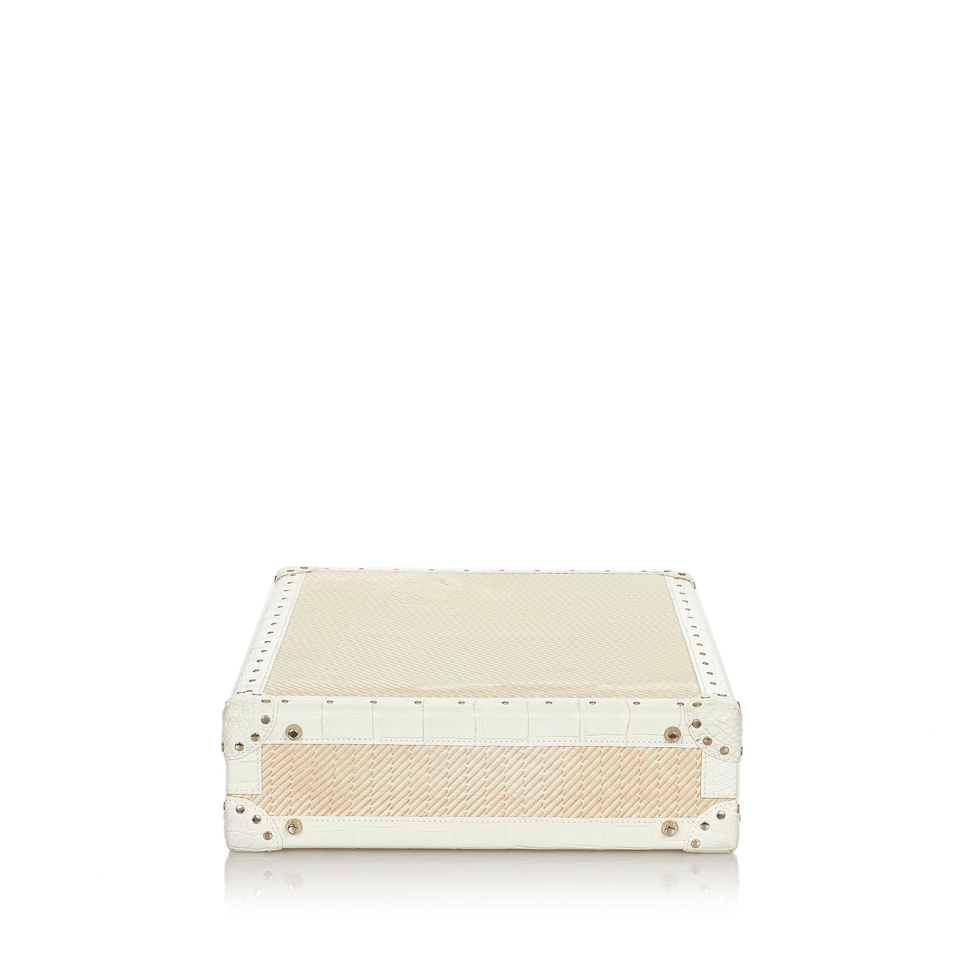 Givenchy Straw Briefcase (SHG-24663)