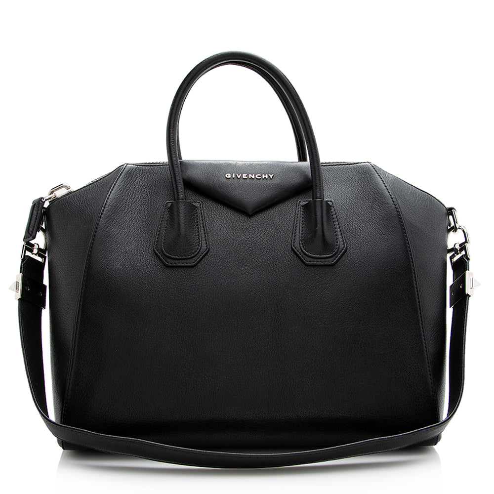 Givenchy Sugar Goatskin Antigona Medium Satchel (SHF-21200)