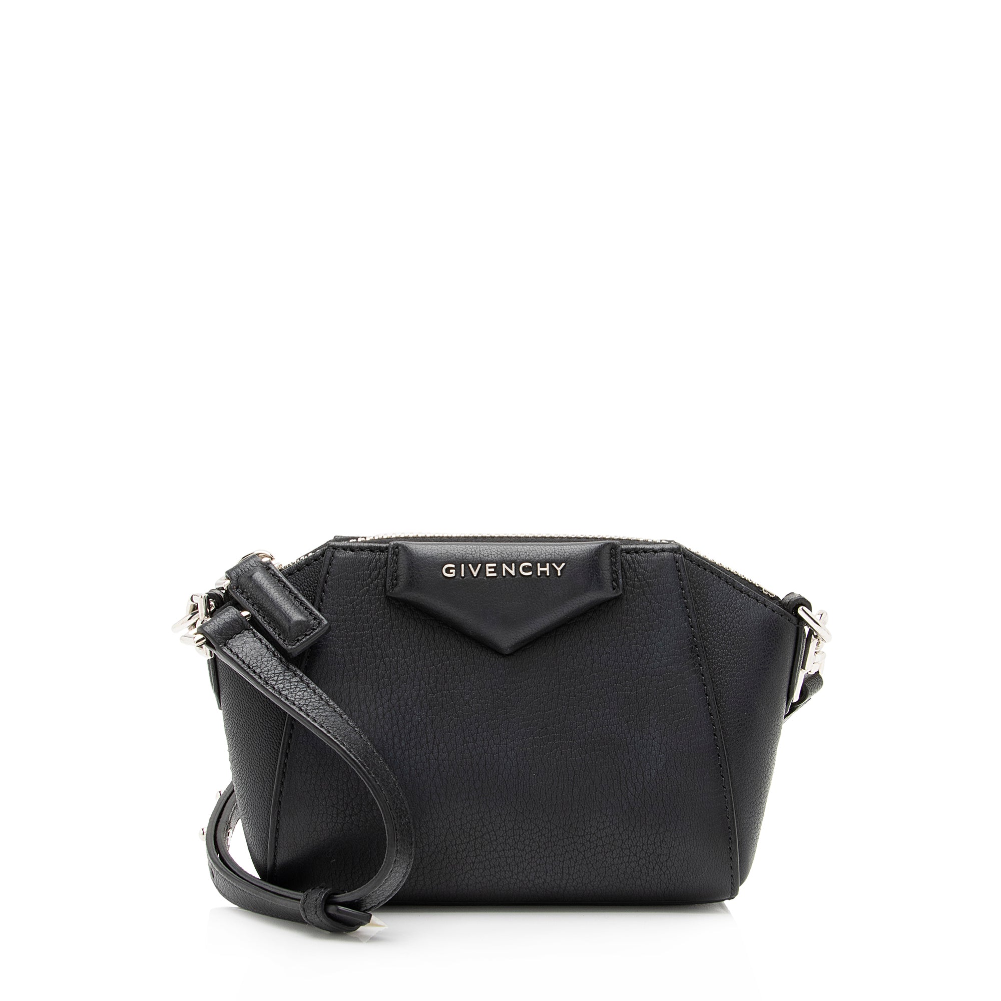 Givenchy Sugar Goatskin Antigona Nano Shoulder Bag (SHF-23678)
