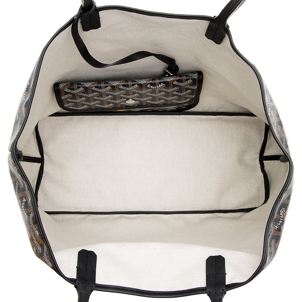 Goyard Goyardine Canvas St. Louis PM Tote (SHF-20351)