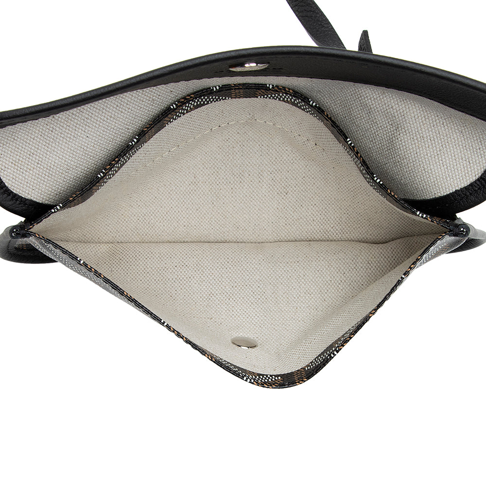 Goyard Goyardine Canvas St. Louis PM Tote (SHF-20351)