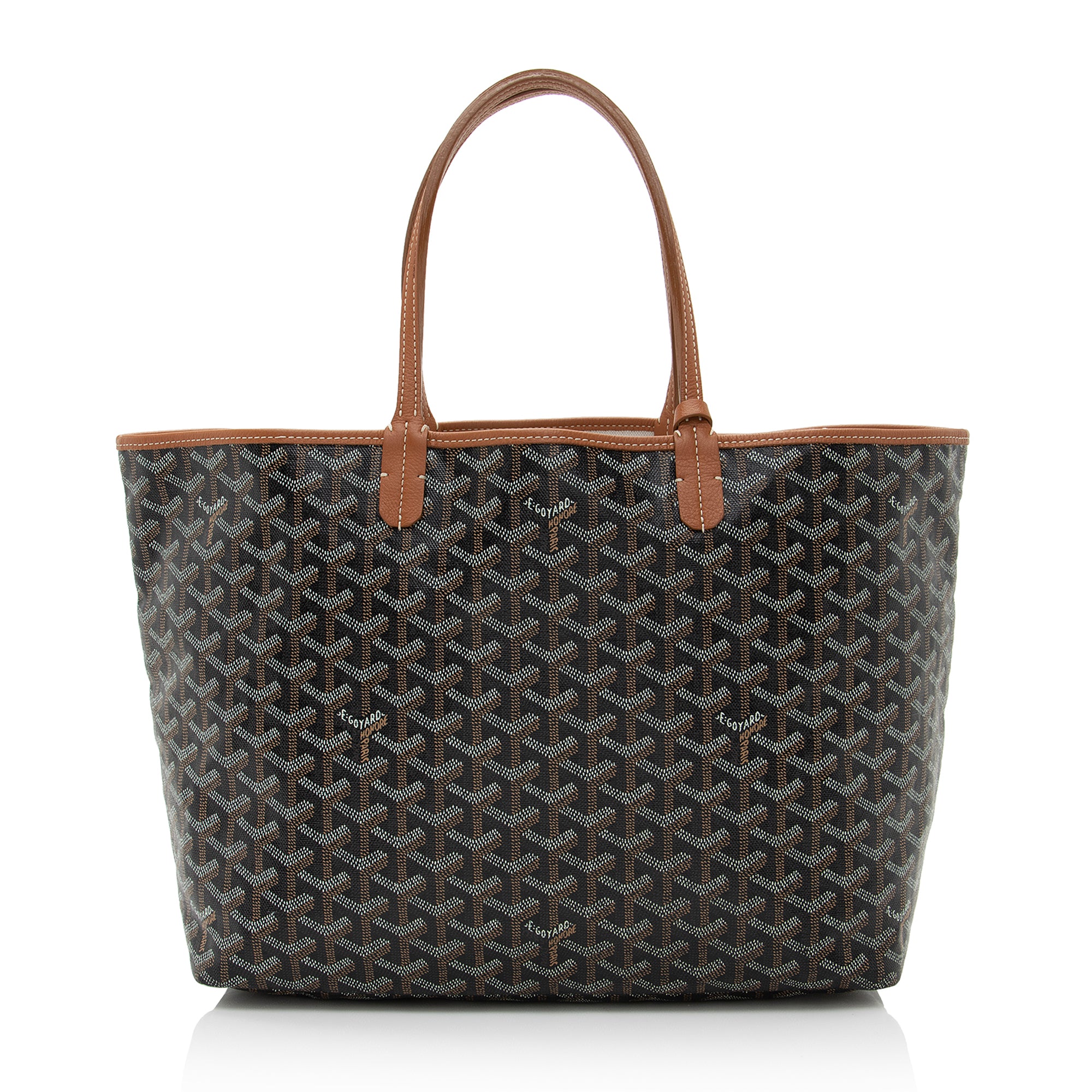 Goyard Goyardine Canvas St. Louis PM Tote (SHF-22342)