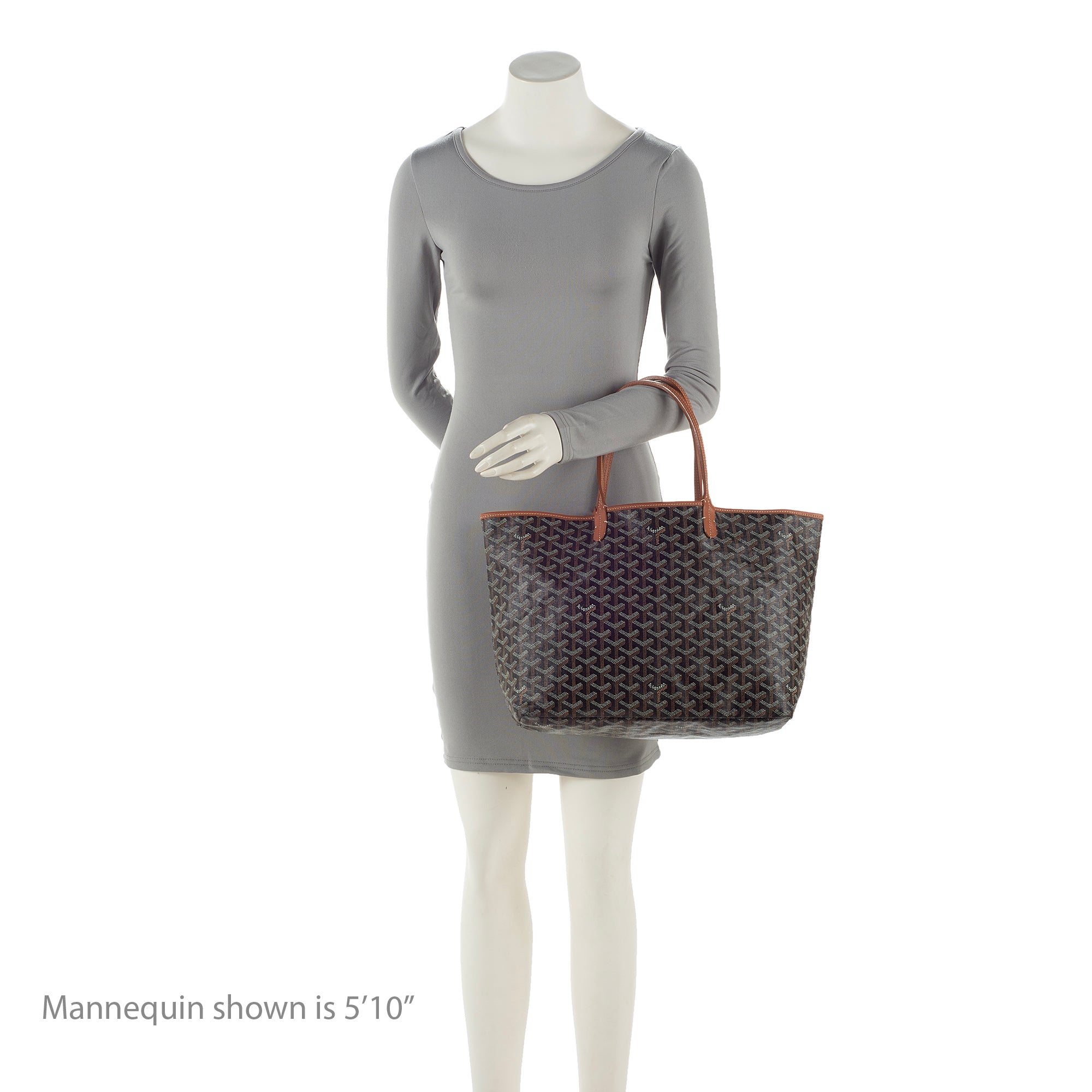 Goyard Goyardine Canvas St. Louis PM Tote (SHF-22342)