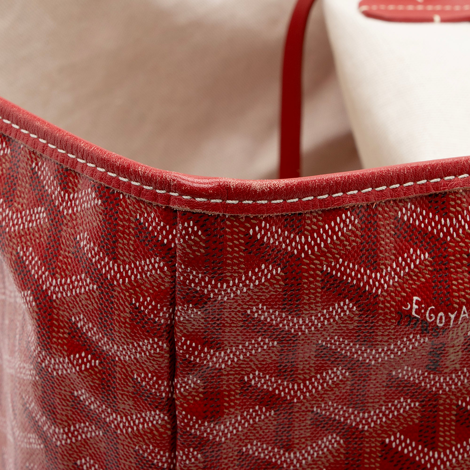 Goyard Goyardine Canvas St. Louis PM Tote (SHF-22869)