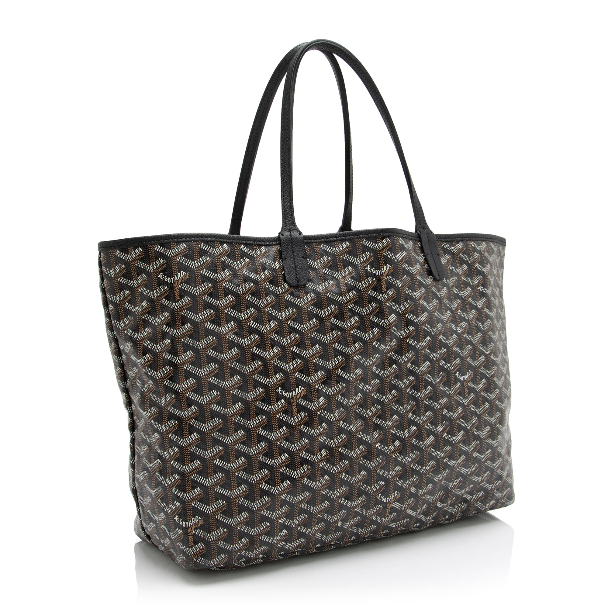 Goyard Goyardine Canvas St. Louis PM Tote (SHF-23853)