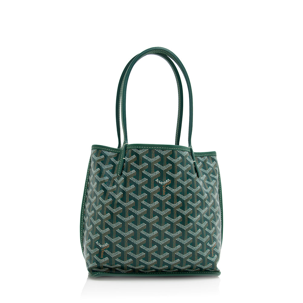 Goyoard Goyardine Canvas Reversible Anjou Mini Tote (SHF-20785)