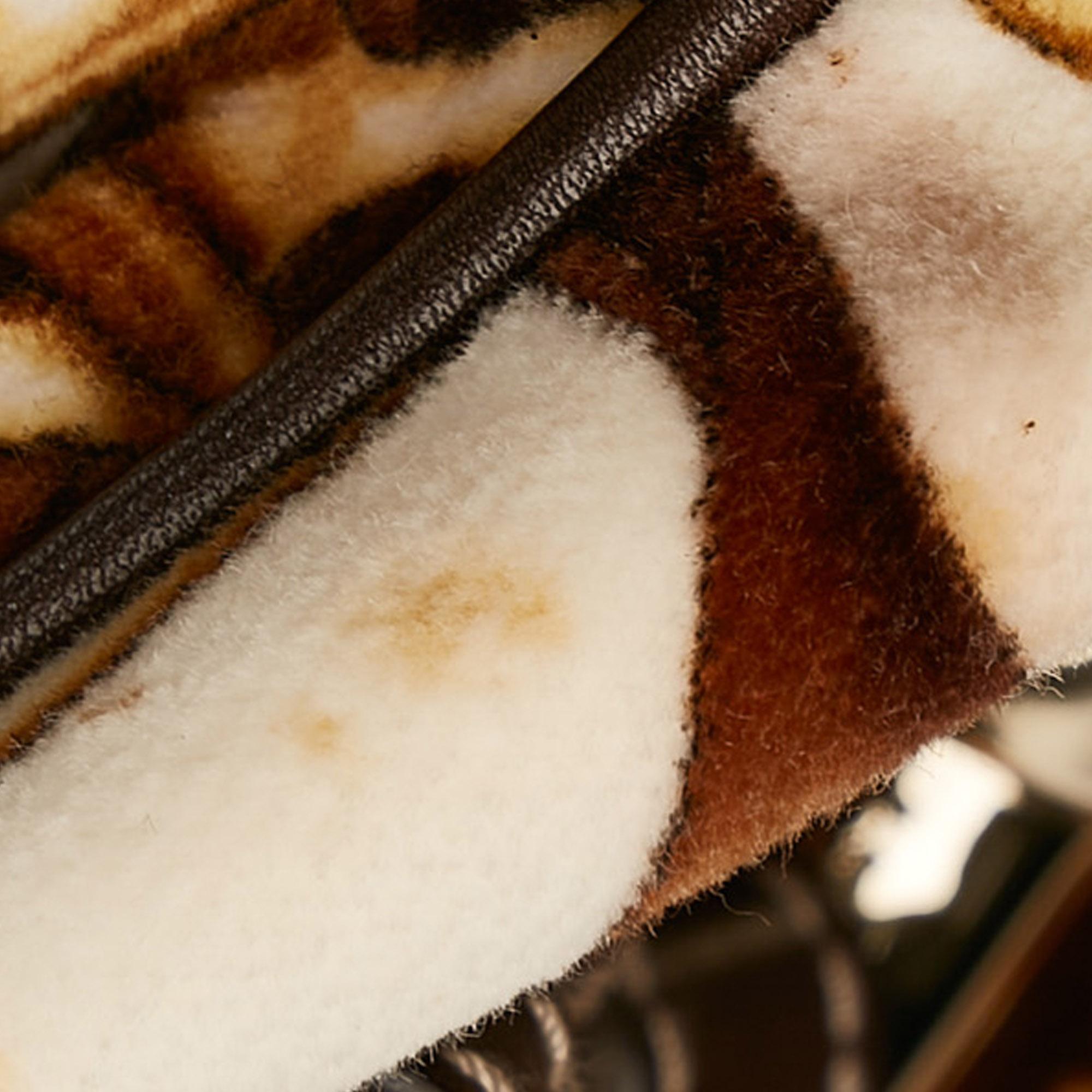 Gucci 85th Anniversary Velvet Horsebit Print Hobo Bag (SHG-35092)