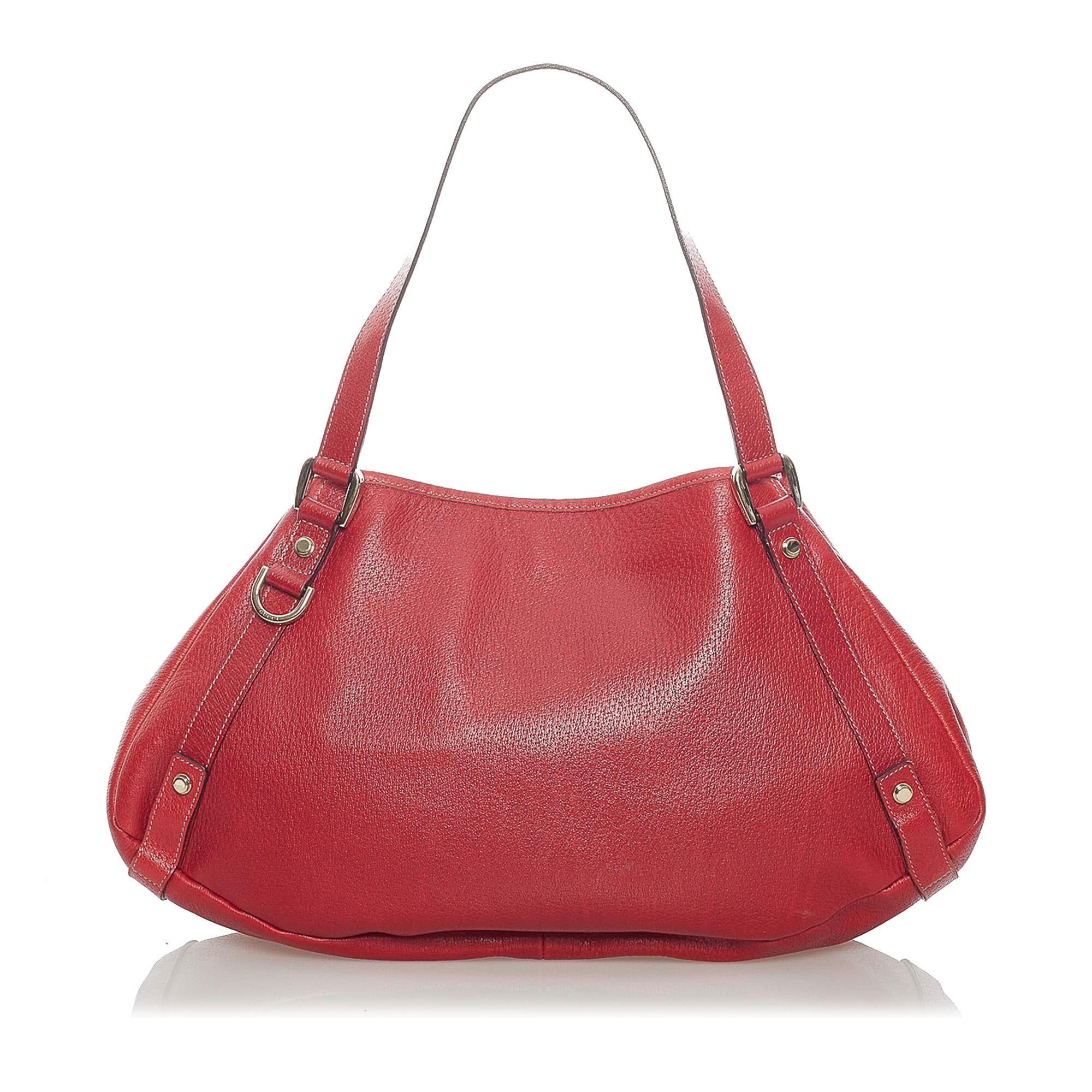 Gucci Abbey Leather Tote Bag (SHG-32821)