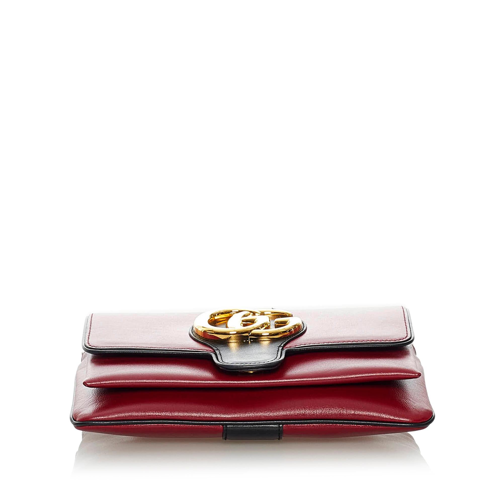 Gucci Arli Leather Crossbody Bag (SHG-28471)