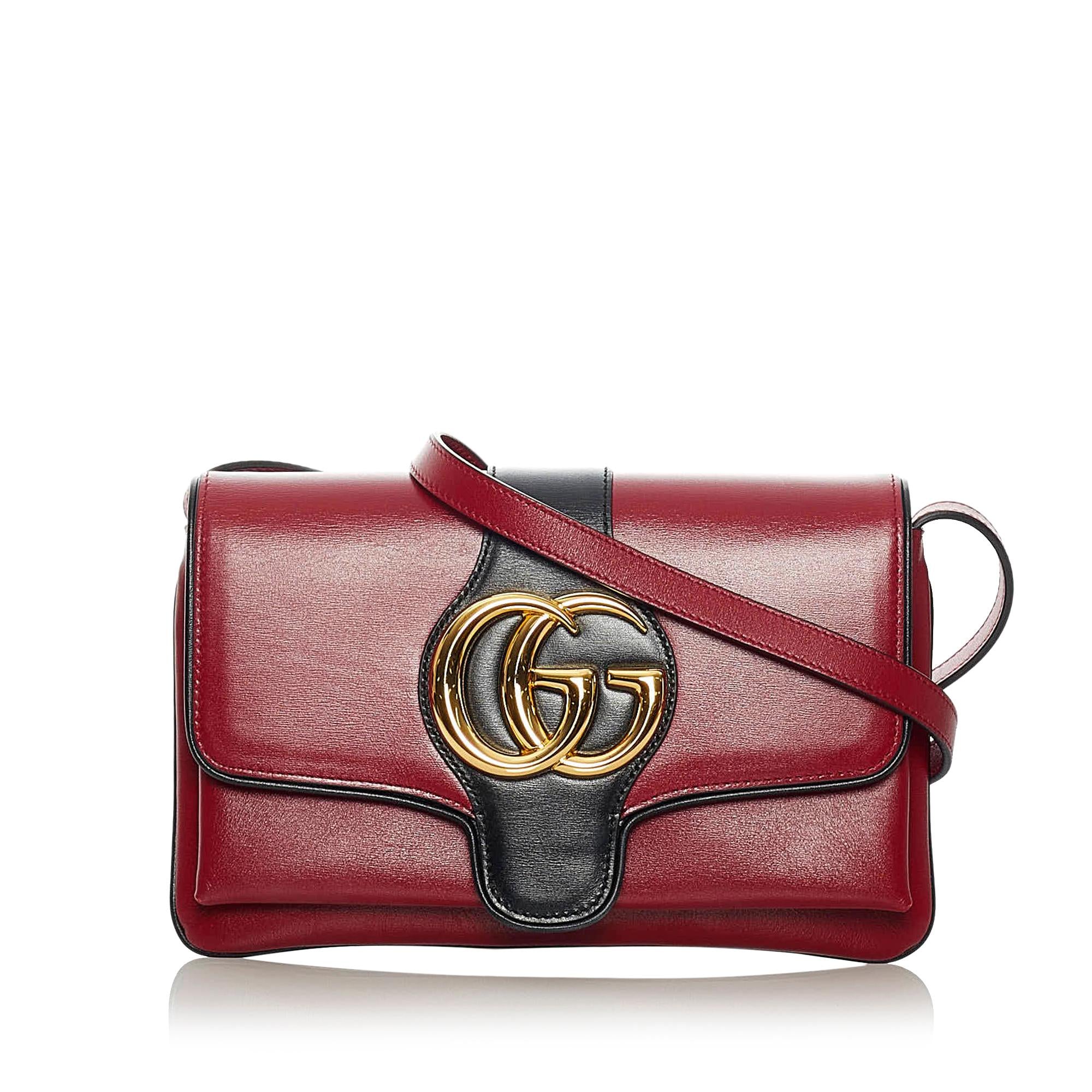 Gucci Arli Leather Crossbody Bag (SHG-28471)