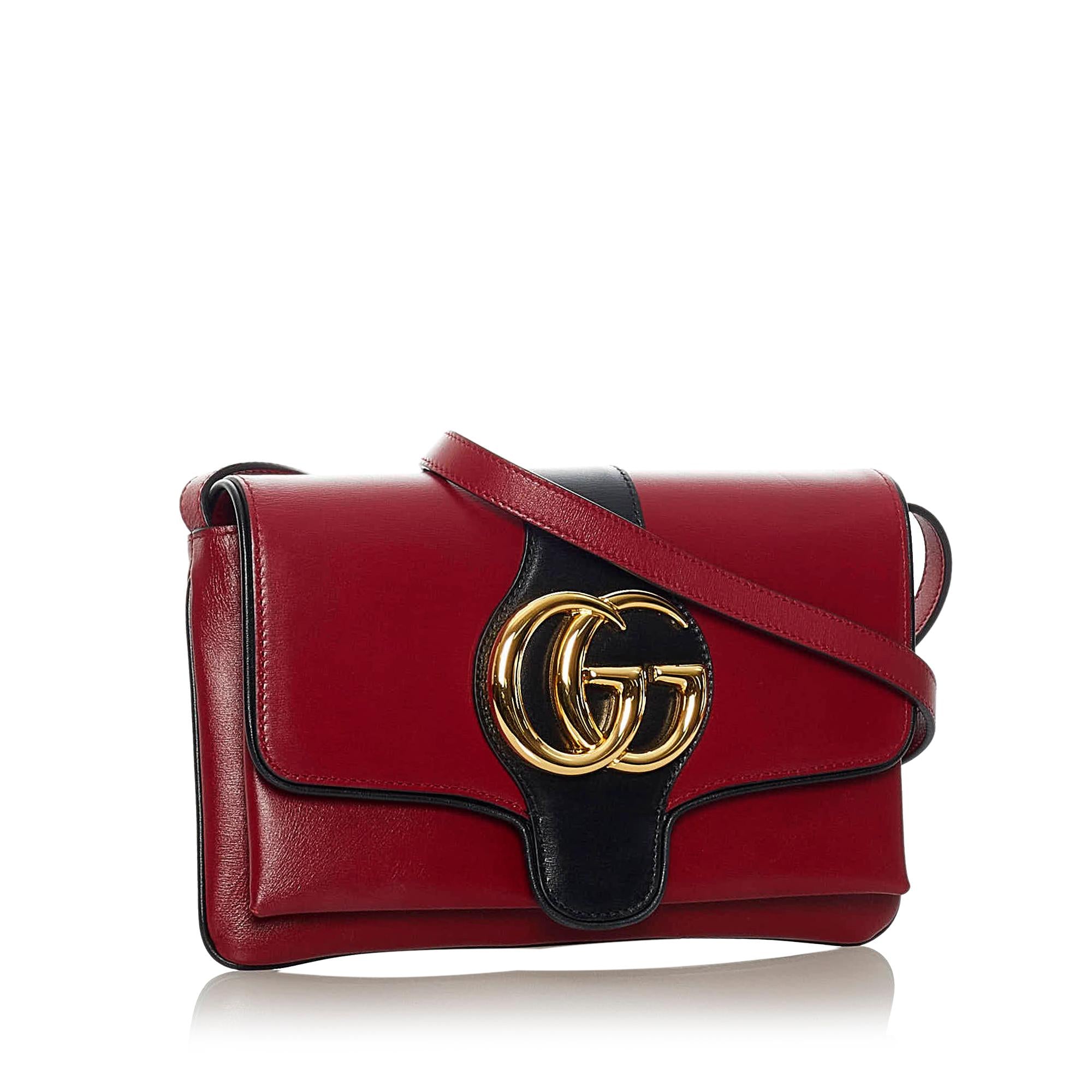 Gucci Arli Leather Crossbody Bag (SHG-28471)