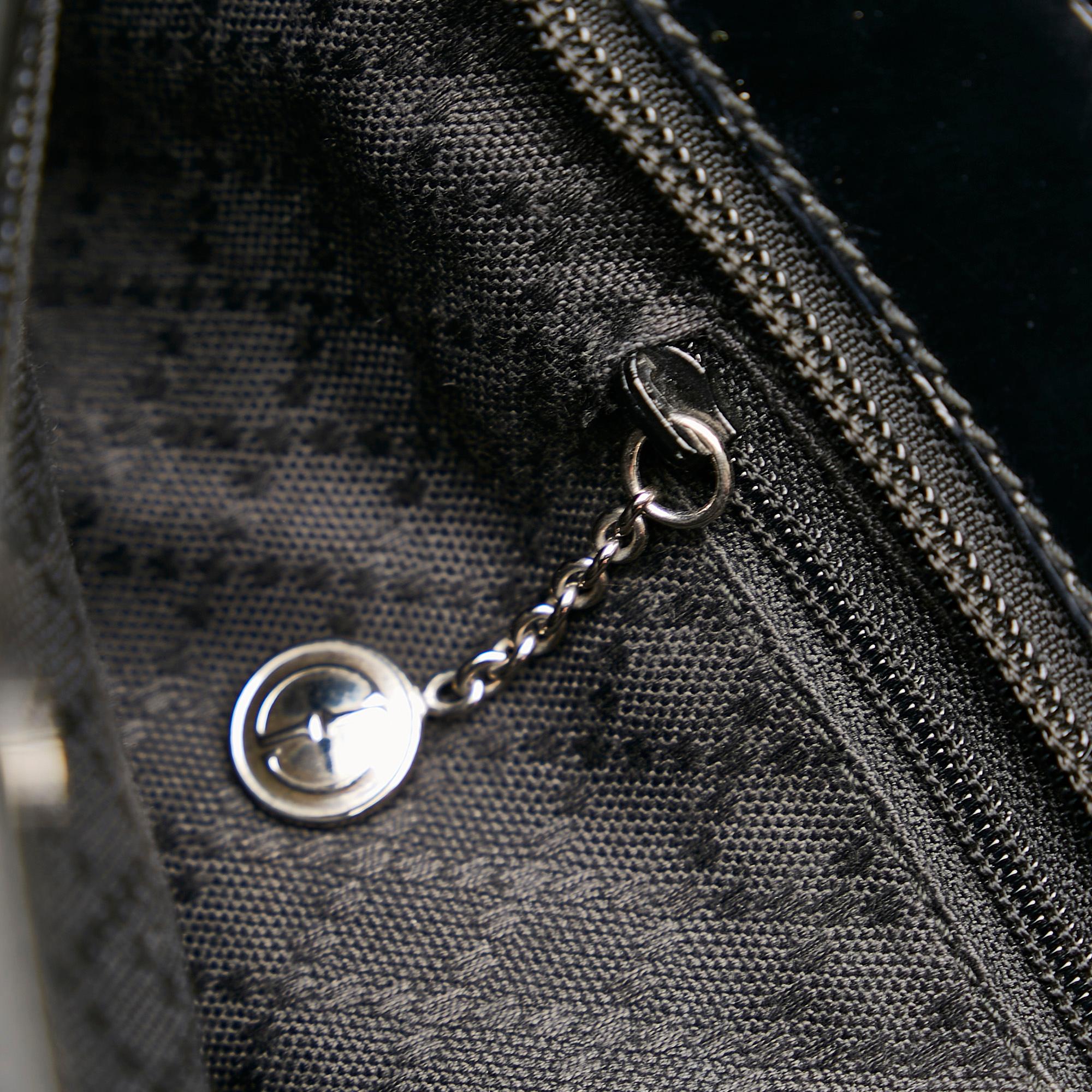 Gucci Bamboo Canvas Satchel (SHG-36575)