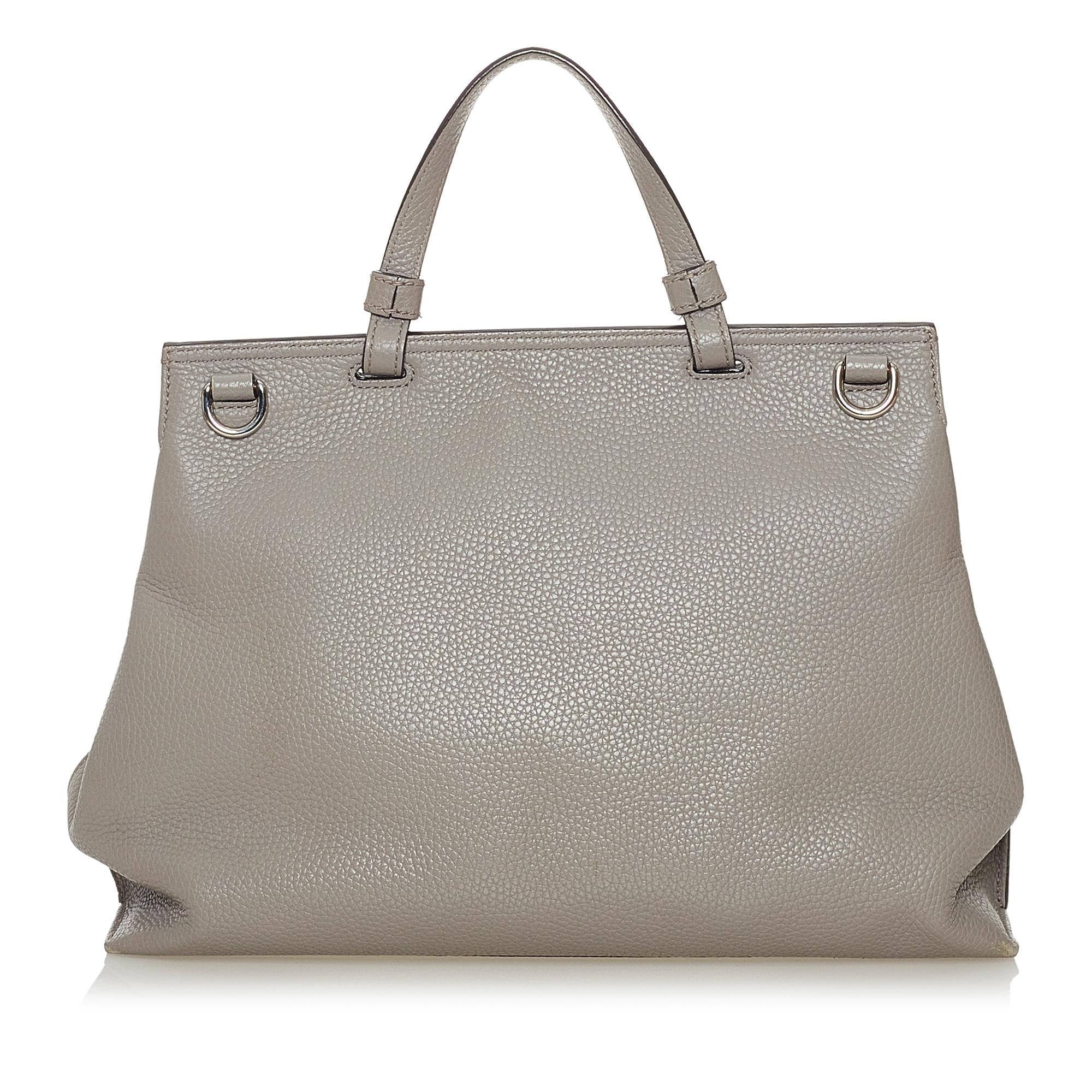 Gucci Bamboo Daily Leather Satchel (SHG-29307)