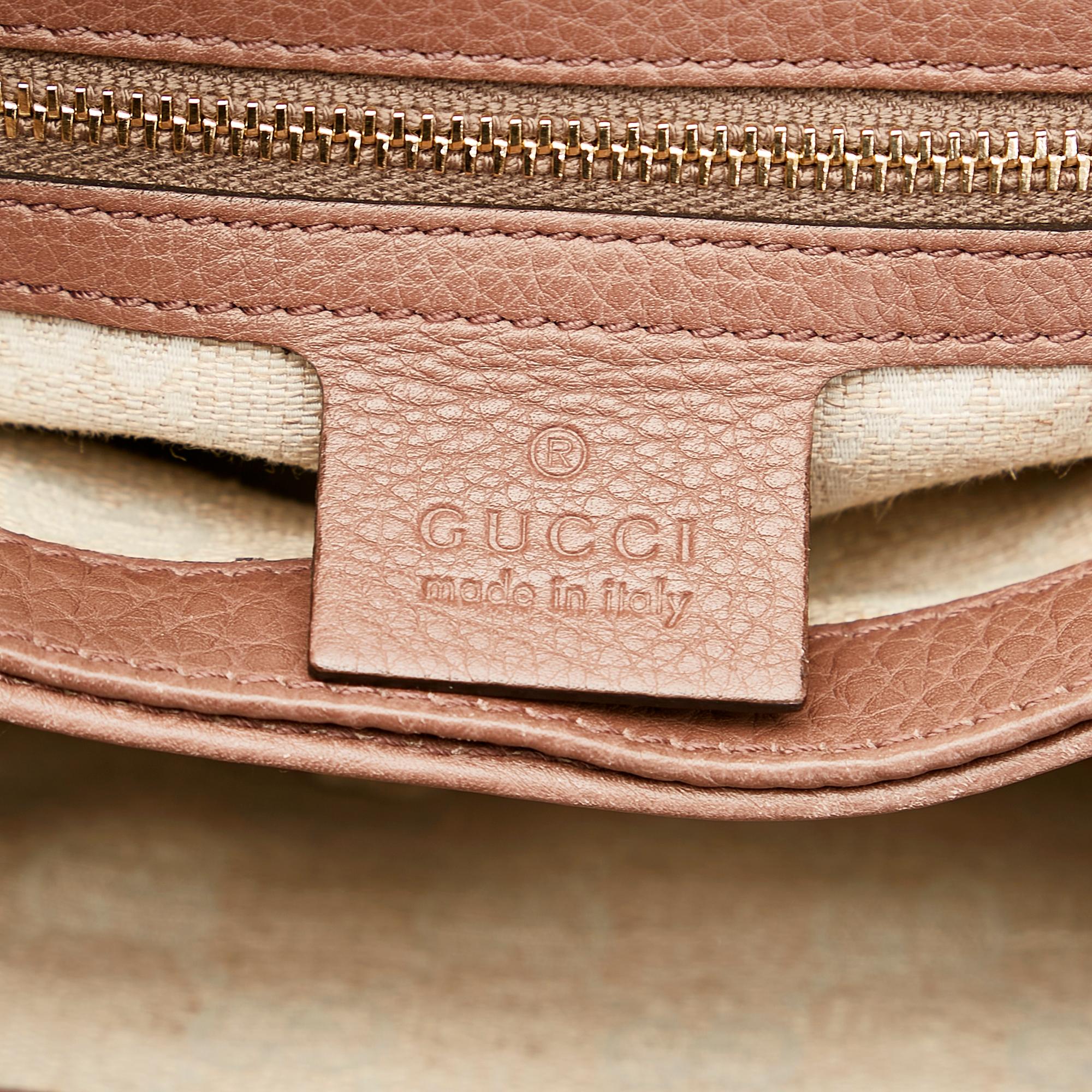 Gucci Bamboo Diana Leather Handbag (SHG-31981)