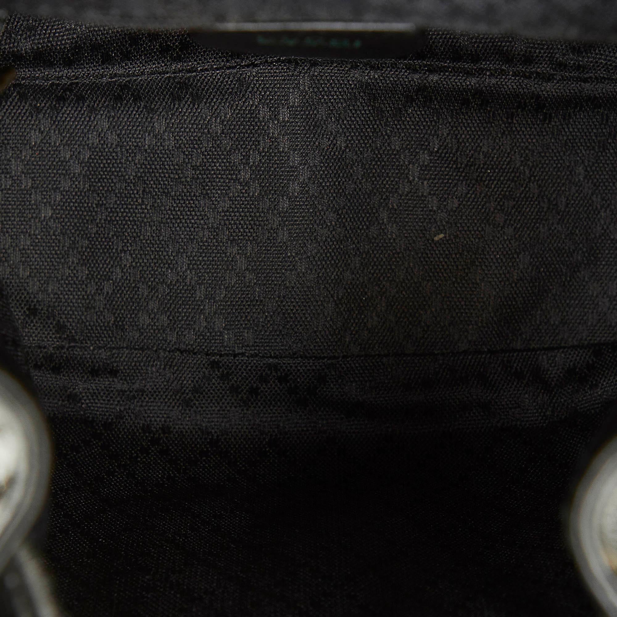 Gucci Bamboo Drawstring Leather Backpack (SHG-22300)