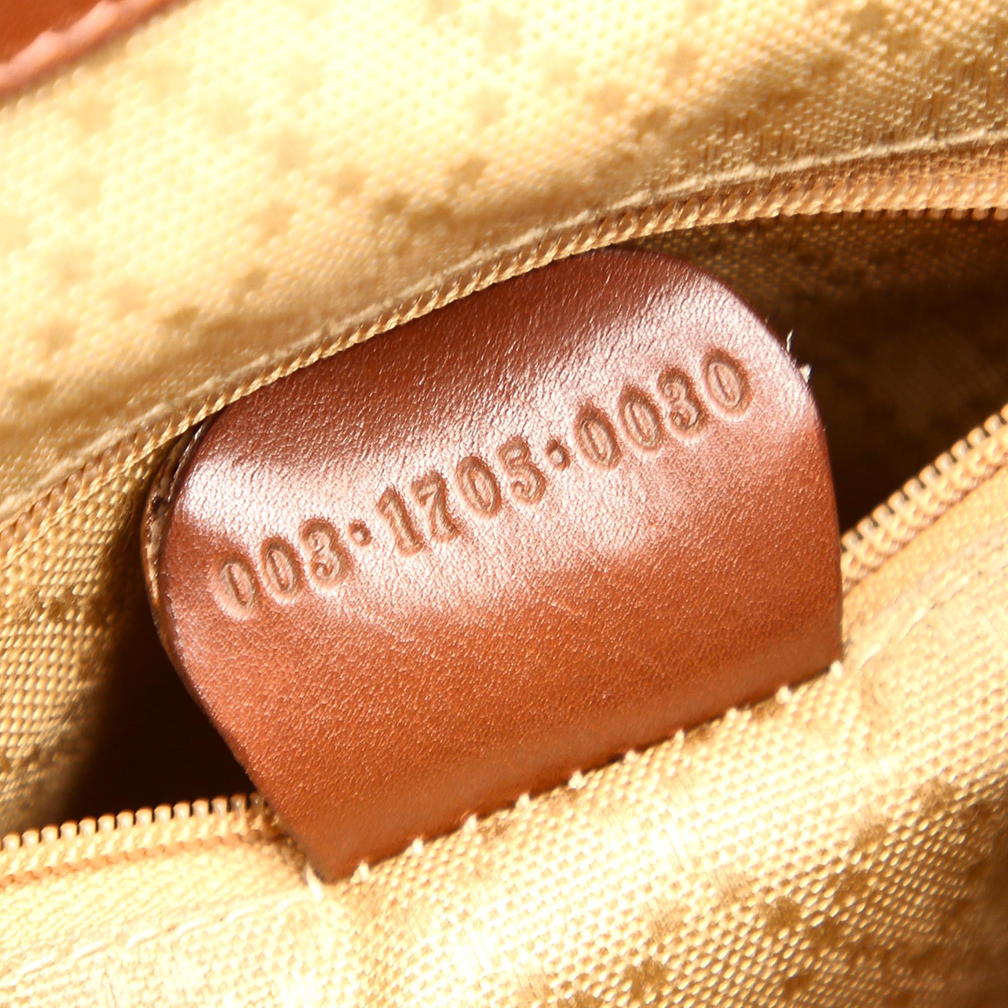 Gucci Bamboo Drawstring Leather Backpack (SHG-22401)