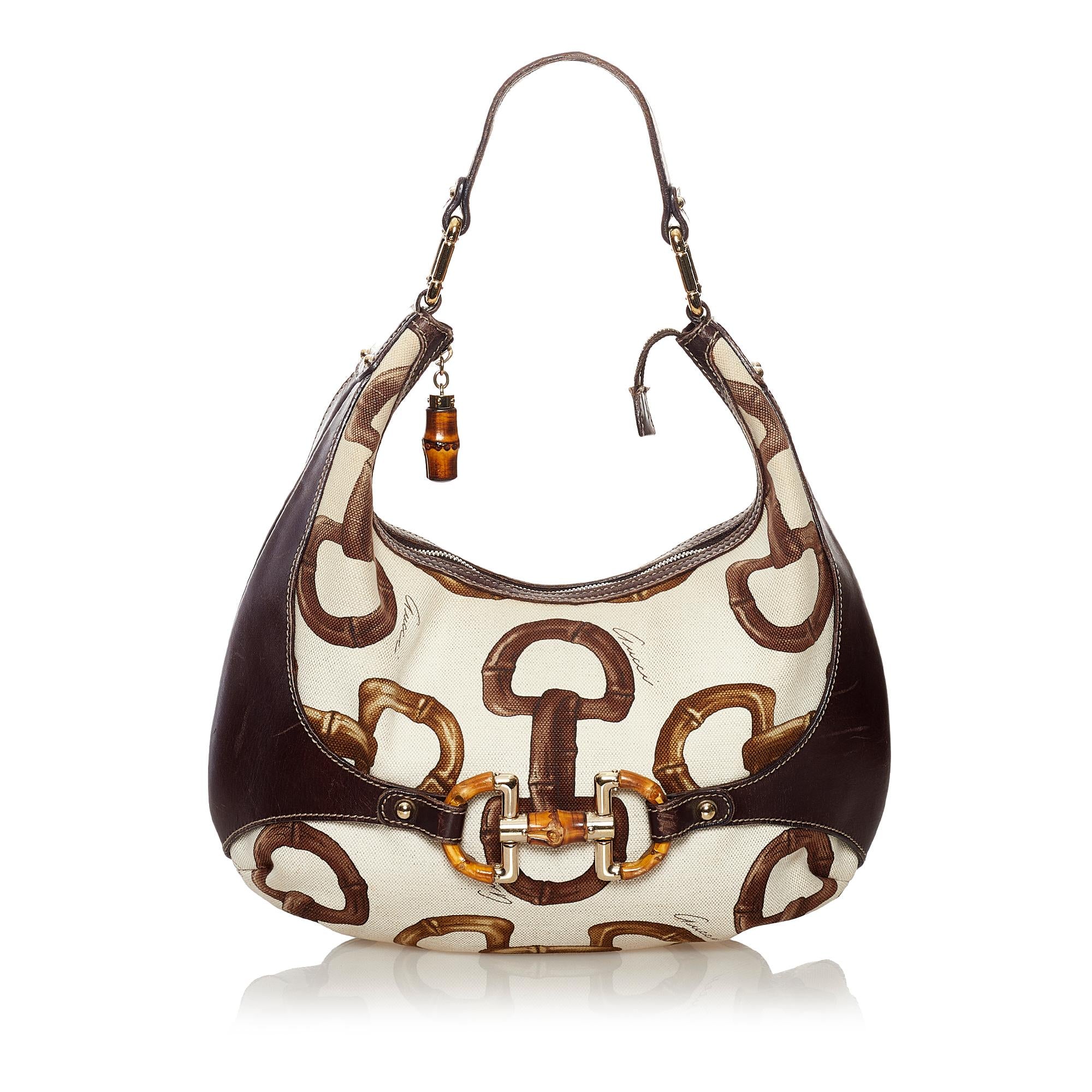 Gucci Bamboo Horsebit Amalfi Hobo Bag (SHG-32843)