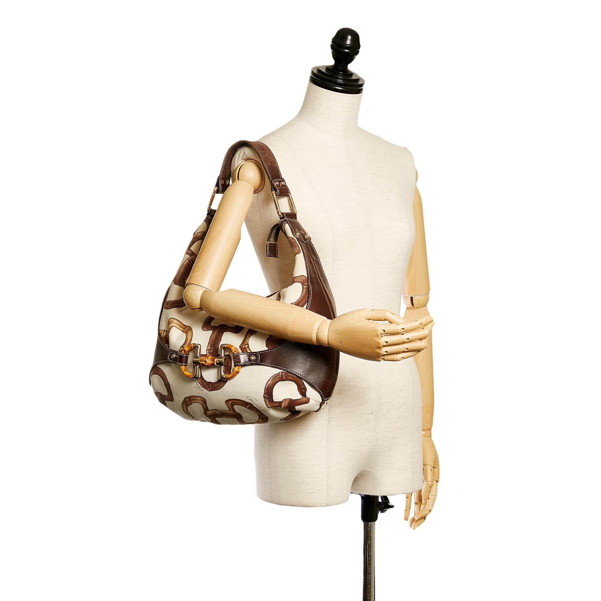 Gucci Bamboo Horsebit Amalfi Hobo Bag (SHG-32843)