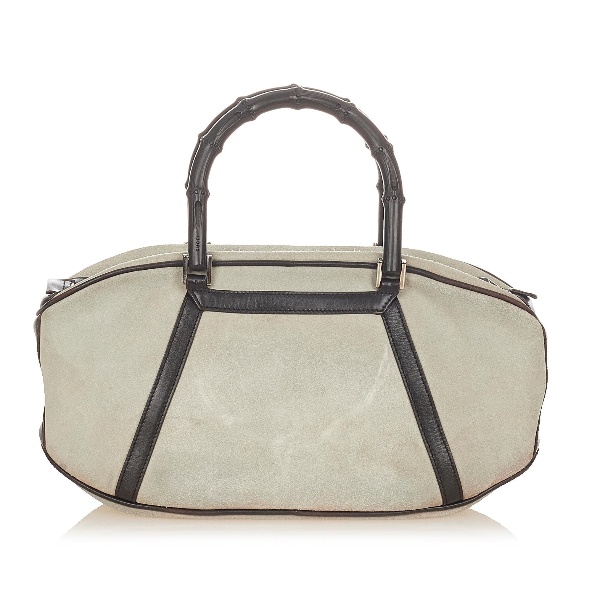 Gucci Bamboo Leather Handbag (SHG-32576)