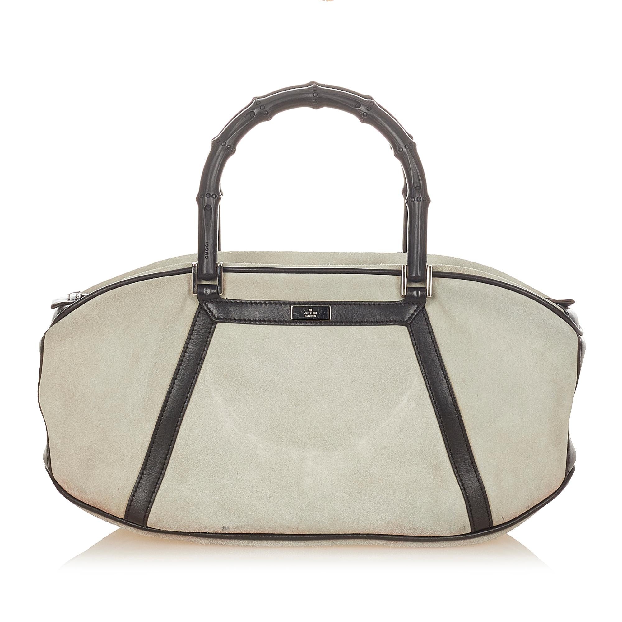 Gucci Bamboo Leather Handbag (SHG-32576)