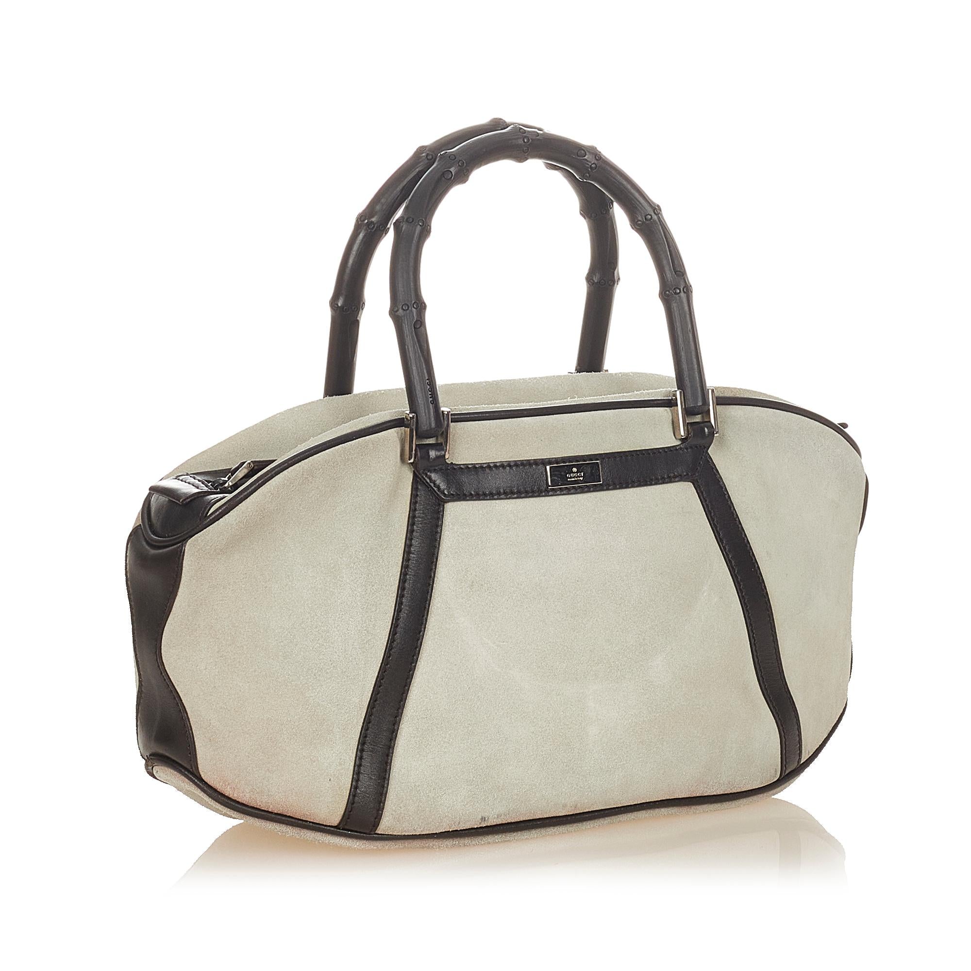 Gucci Bamboo Leather Handbag (SHG-32576)