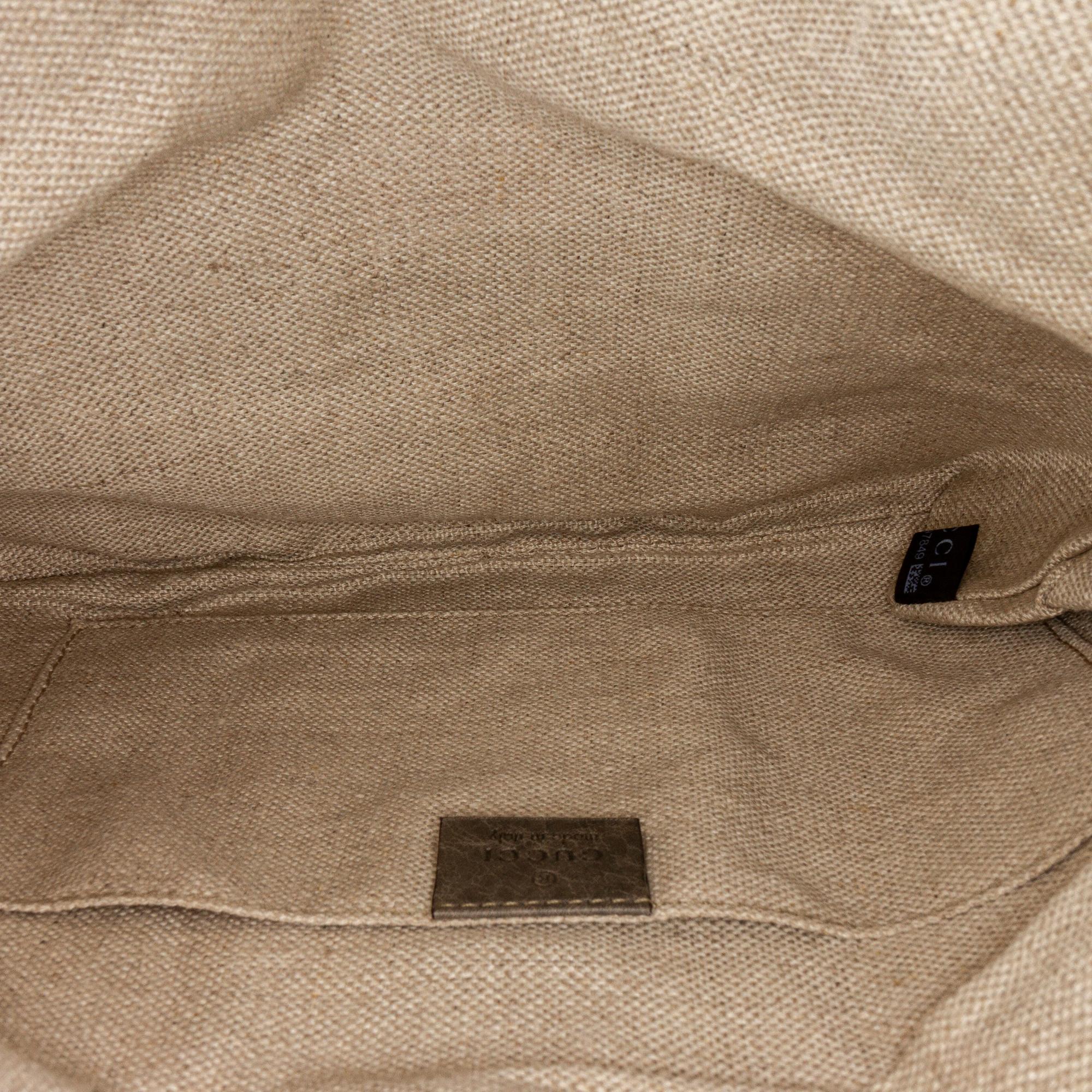 Gucci Bamboo Lucy Leather Clutch Bag (SHG-28447)