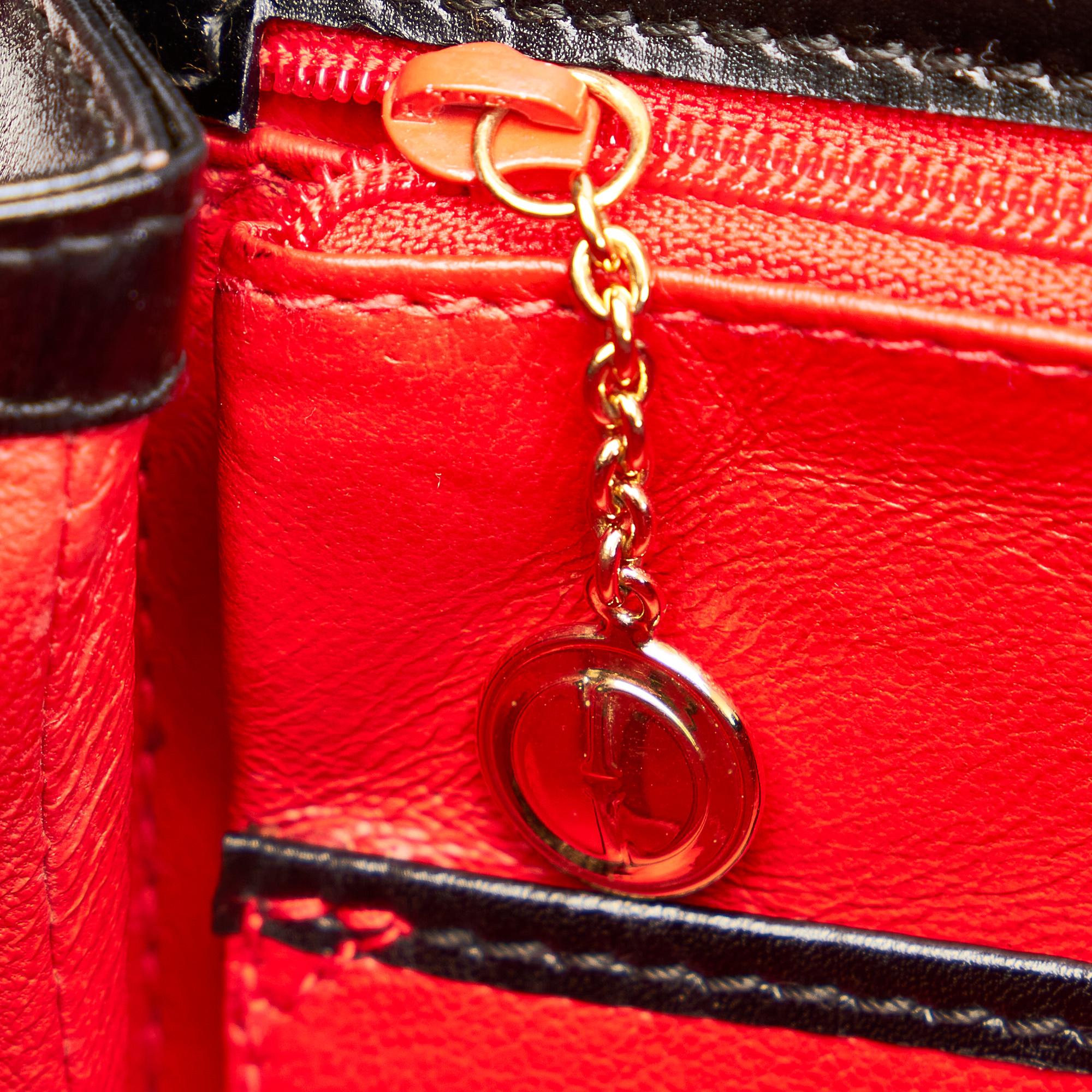 Gucci Bamboo Night Leather Satchel (SHG-27074)