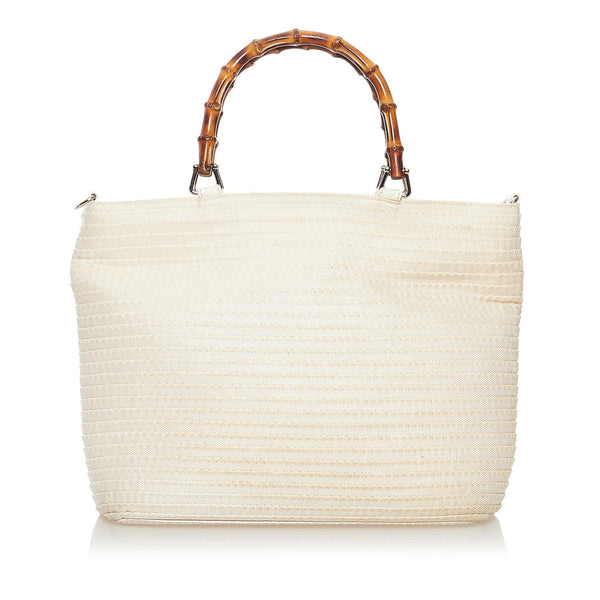 Gucci Bamboo Nylon Tote Bag (SHG-32735) – LuxeDH