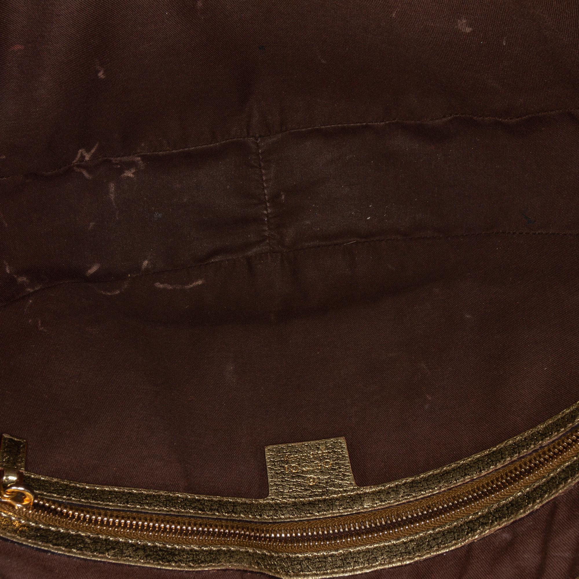 Gucci Bamboo Ring Leather Hobo Bag (SHG-28474)