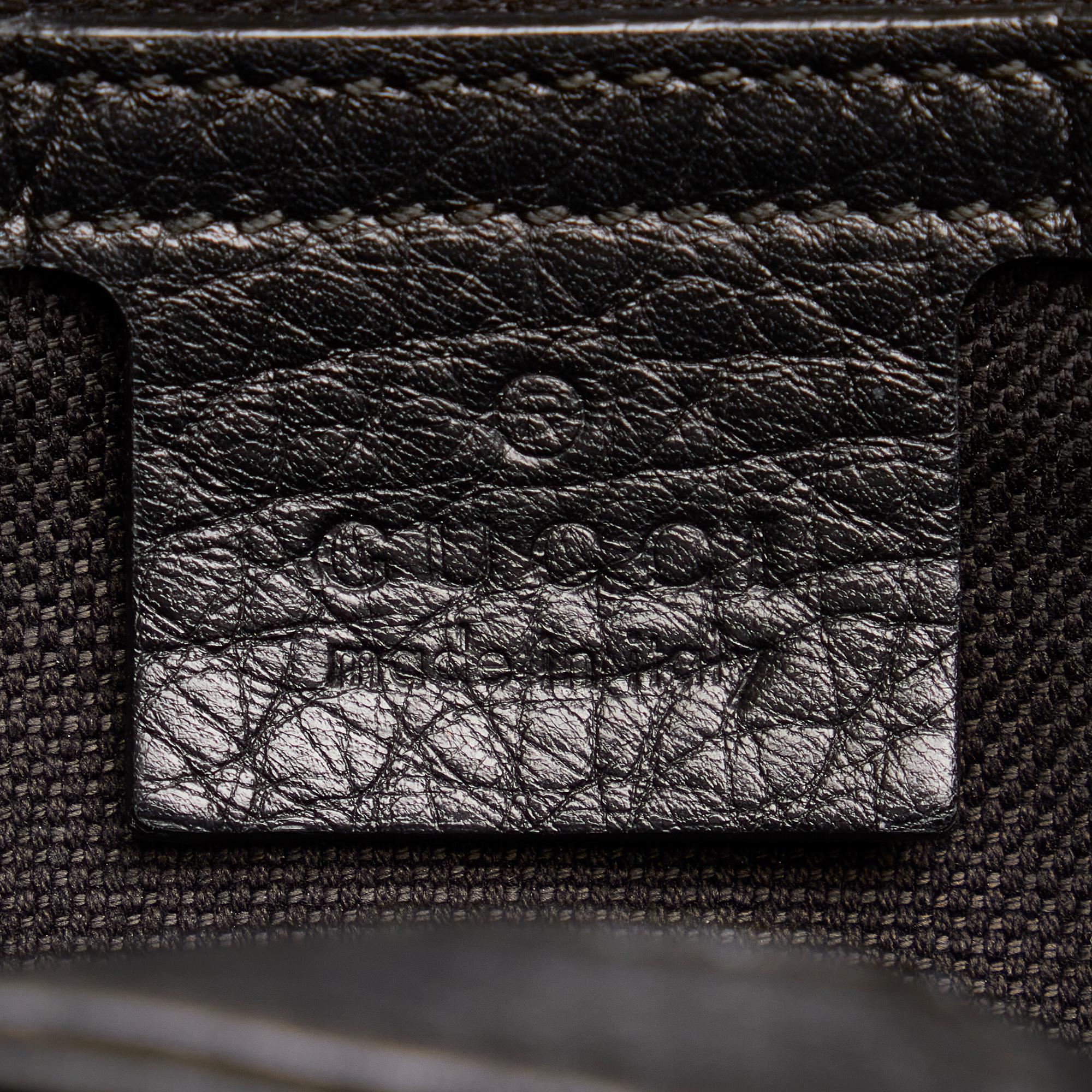 Gucci Bamboo Shopper Leather Handbag (SHG-27274)