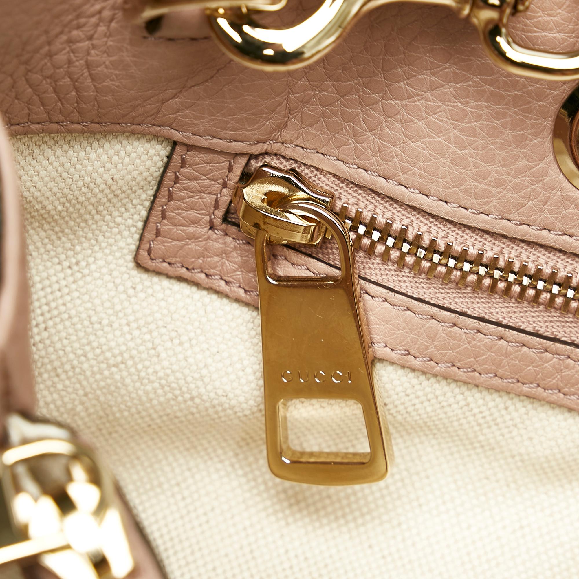 Gucci Bamboo Shopper Leather Satchel (SHG-31745)