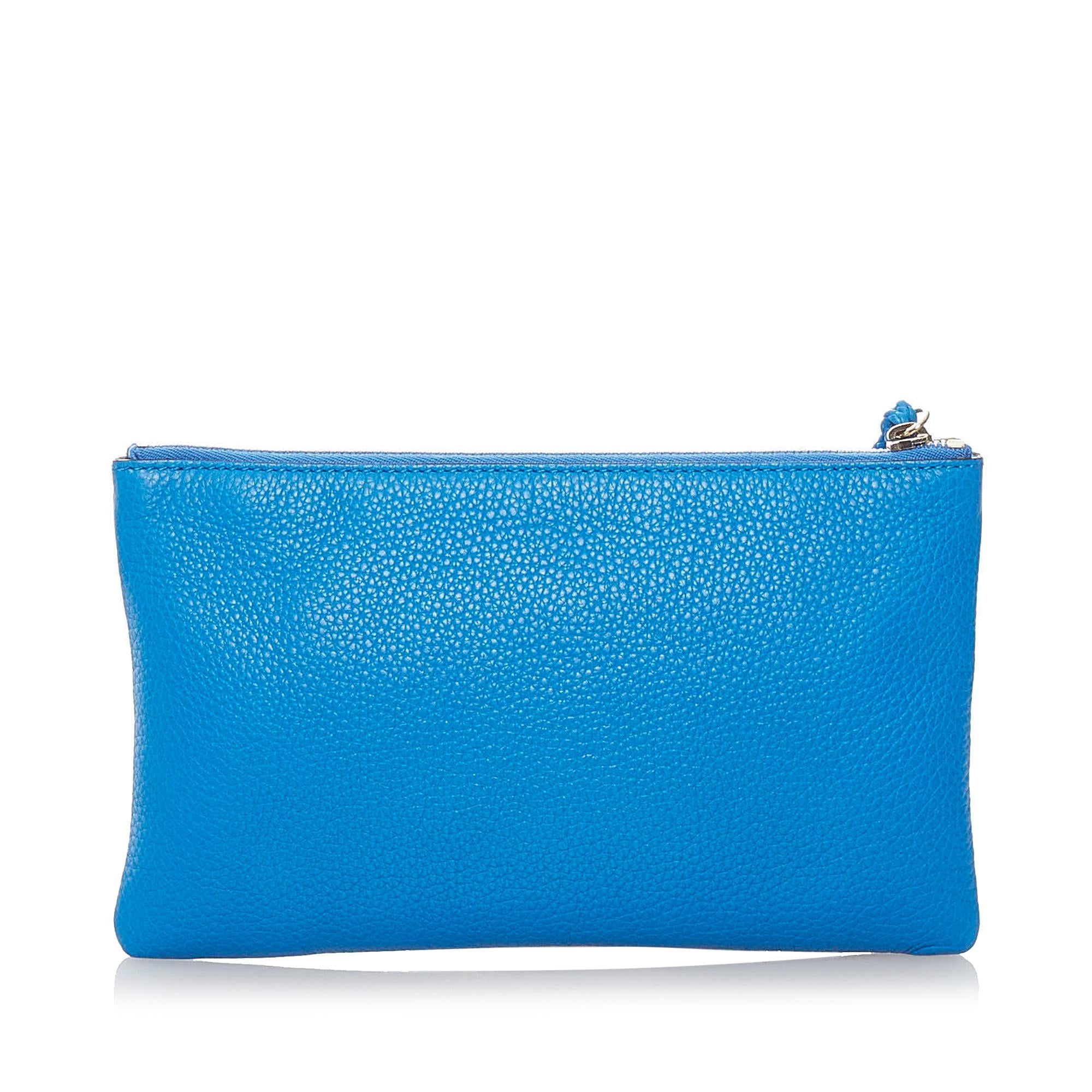 Gucci Bamboo Tassel Leather Clutch Bag (SHG-32863)