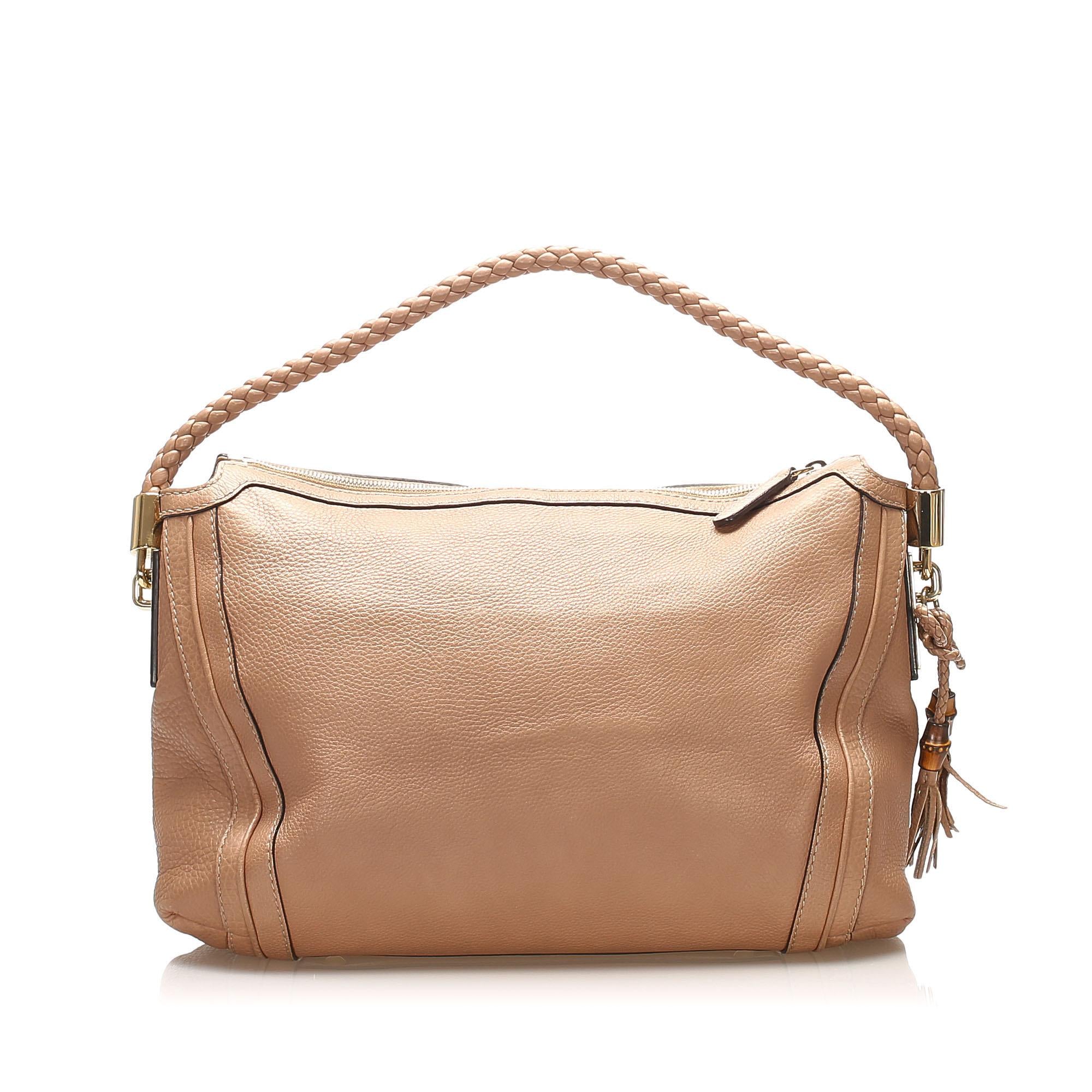 Gucci Bella Leather Tote Bag (SHG-22399)